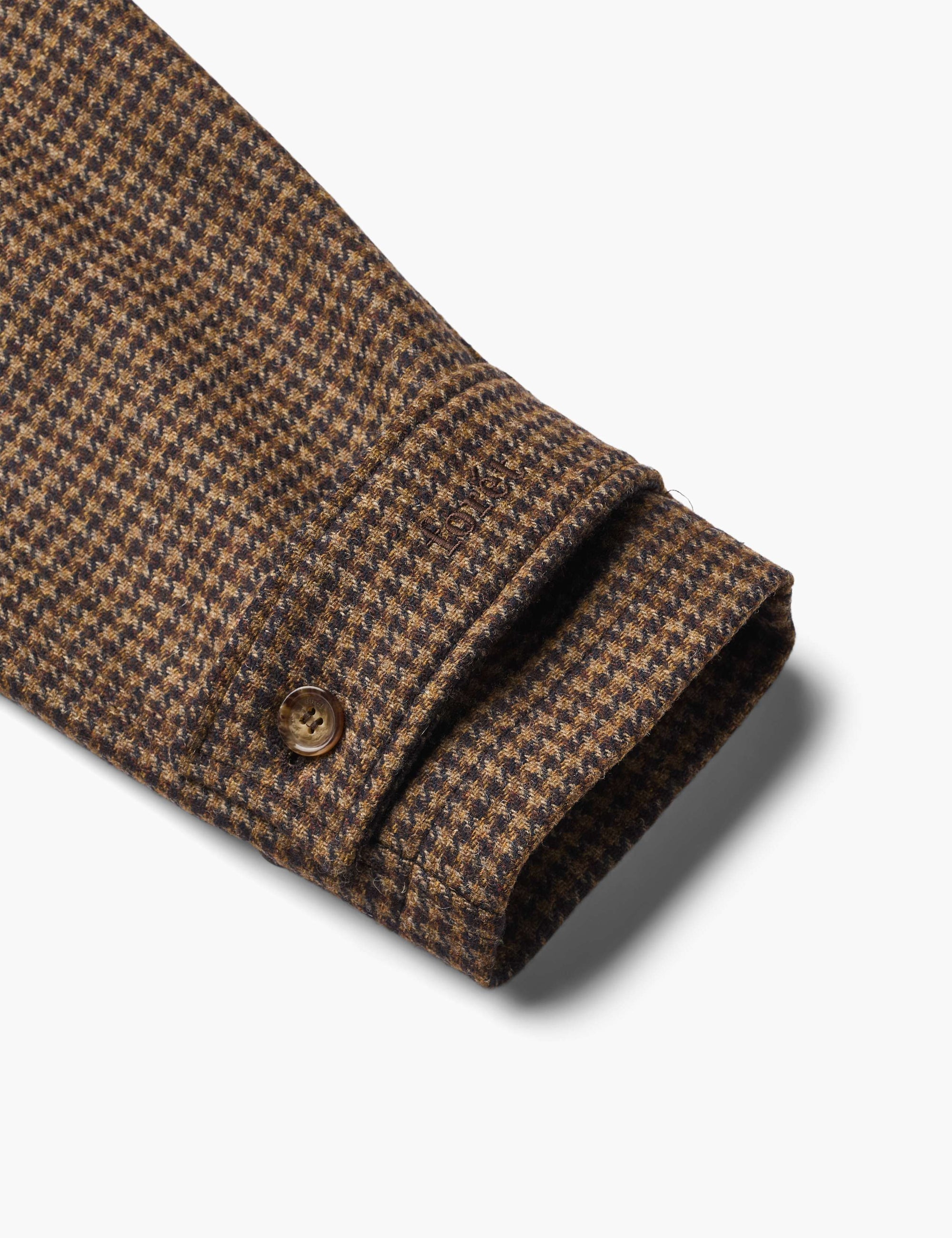 FORET Pine Wool Coat | Check LEO BOUTIQUE