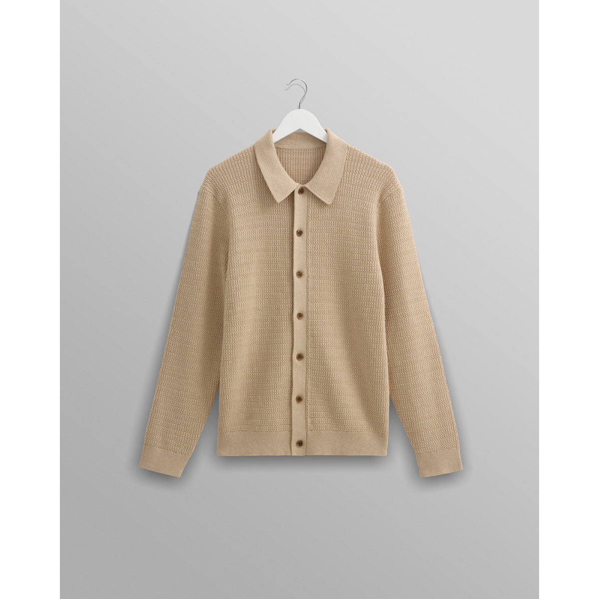 LEO BOUTIQUE Tristan L/S Shirt Sand WAX LONDON