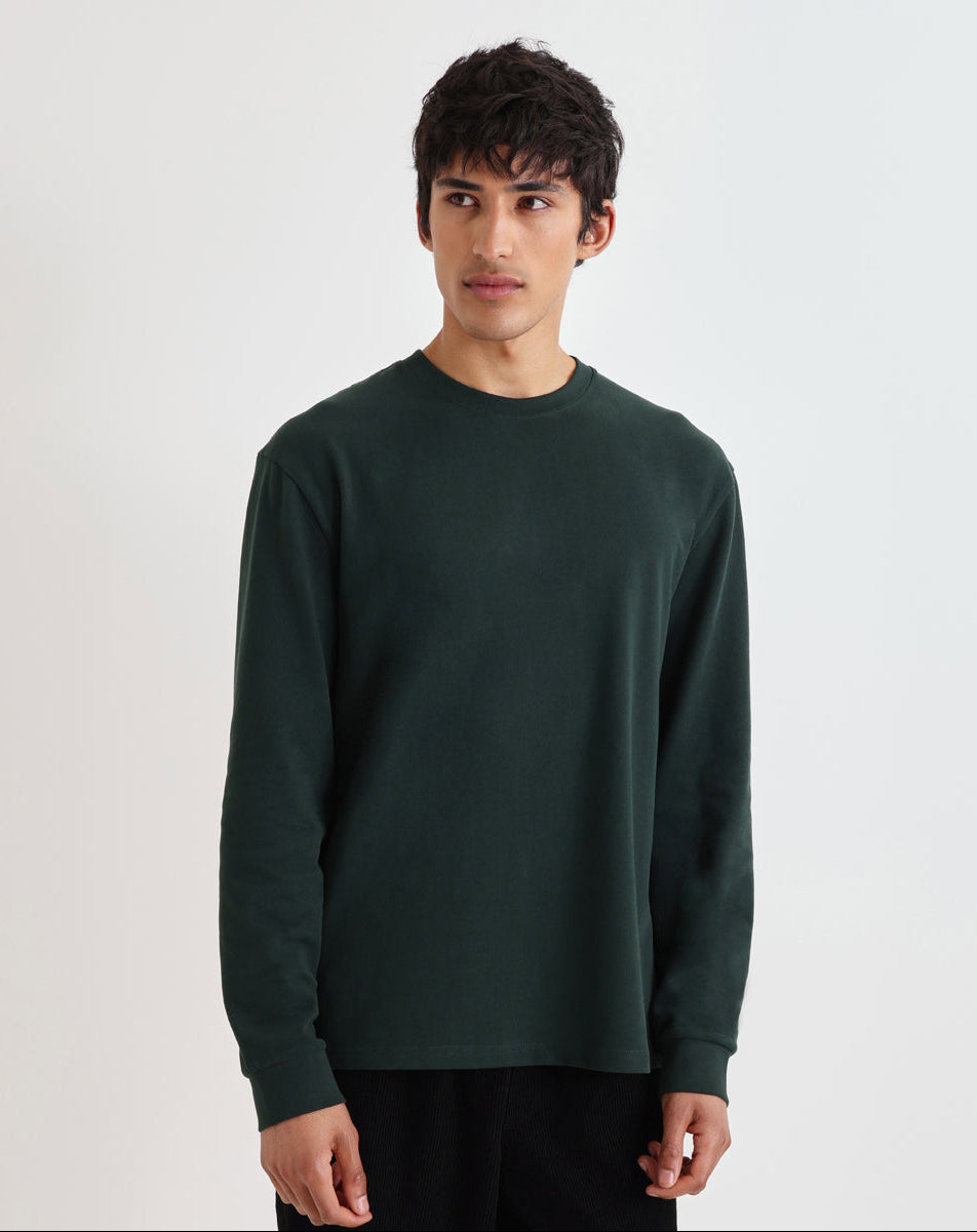 Hayden L/S Tee | Dark Green