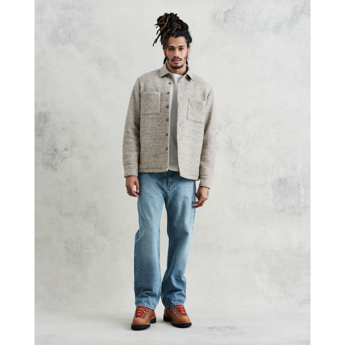 LEO BOUTIQUE Mount Overshirt Natural WAX LONDON