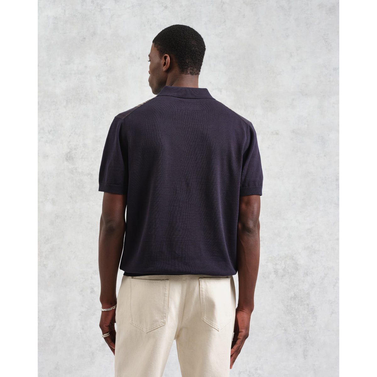 Wax London Turin Pocket Polo | Retro Stripe/Navy/Khaki LEO BOUTIQUE