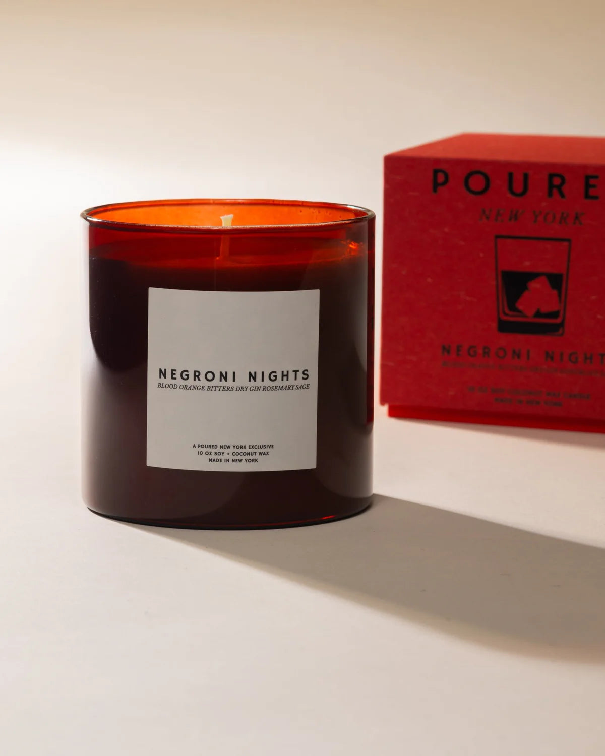 POURED Candle | Negroni Nights 10oz LEO BOUTIQUE 