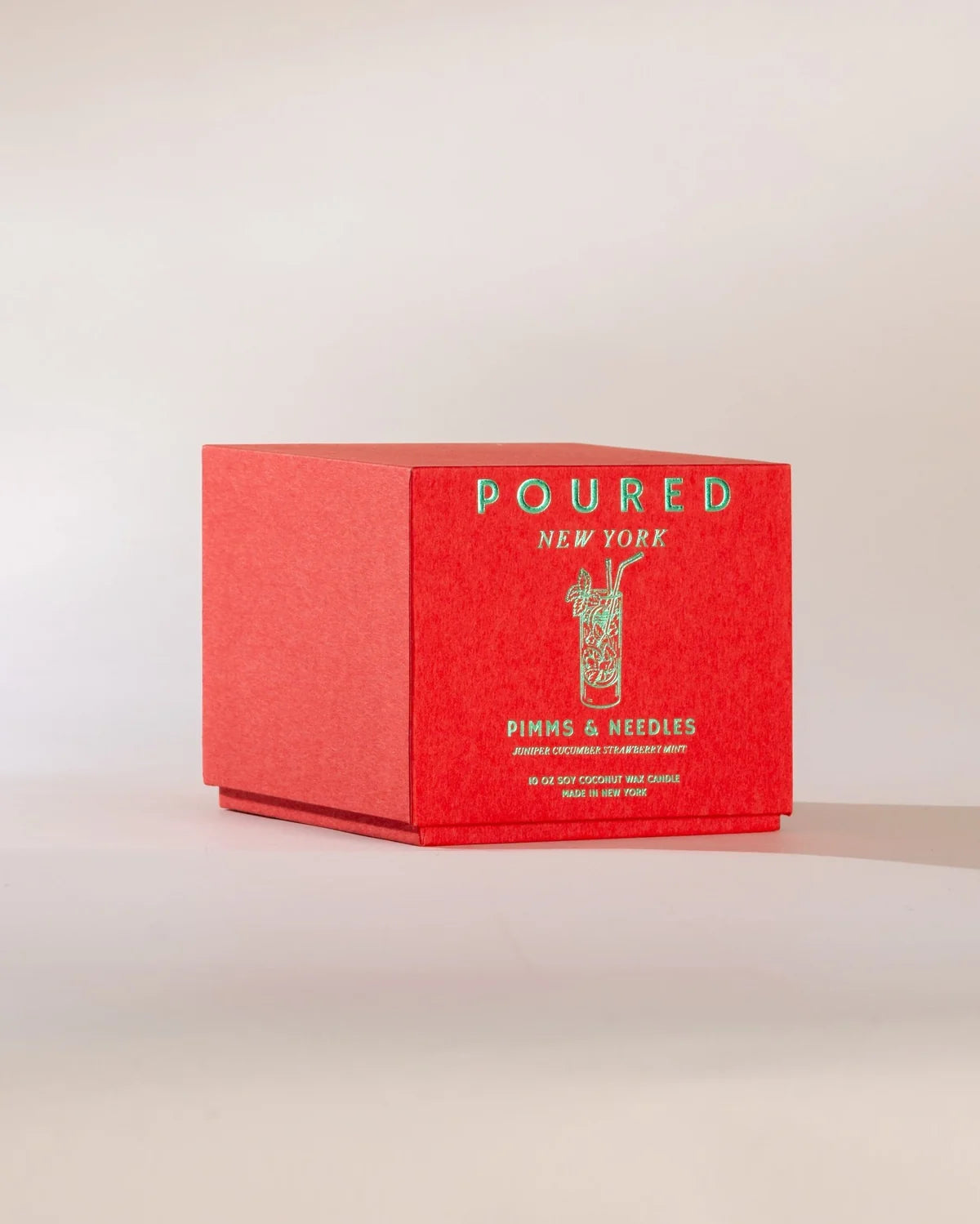 LEO BOUTIQUE Candle | Pimms & Needles 10oz POURED NEW YORK