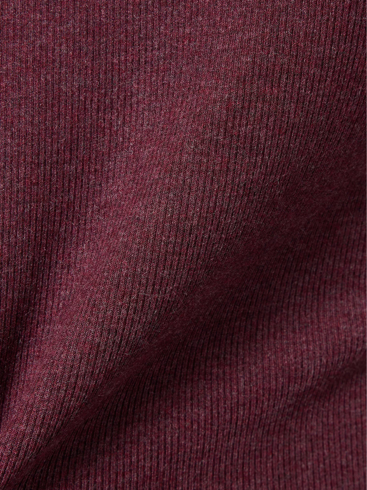 FRAME DENIM The Rib Crew Tee | Currant Heather LEO BOUTIQUE