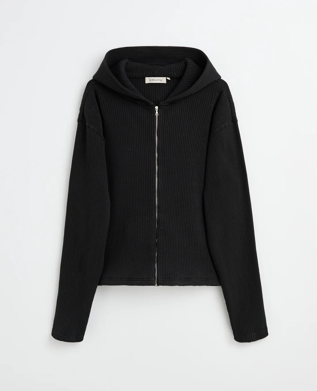 SUNFLOWER Rib Zip | Black LEO BOUTIQUE