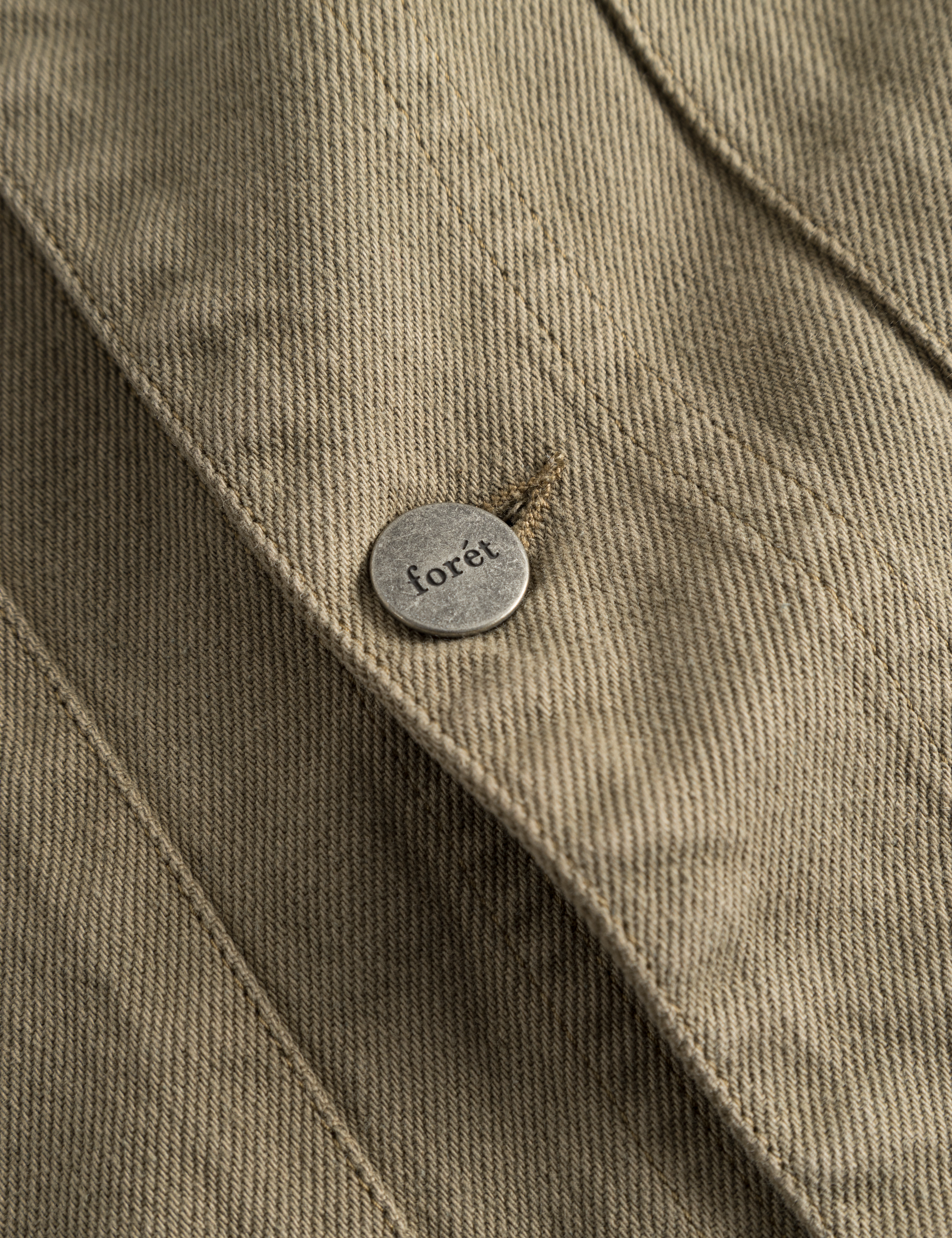 LEO BOUTIQUE Rowan Workwear Overshirt | Dusty olive Forét