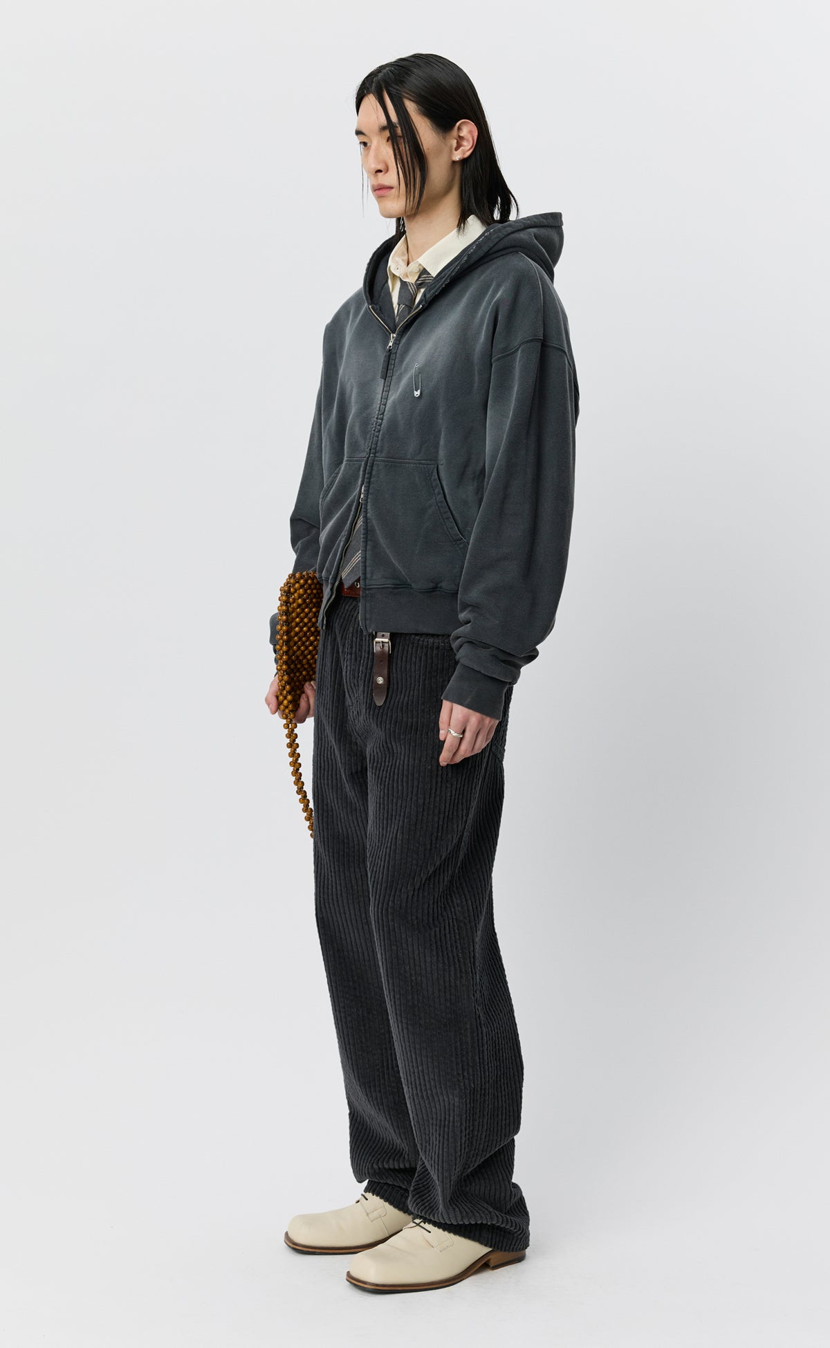MFPEN Rehearsal Zip Hoodie | Faded Black LEO BOUTIQUE