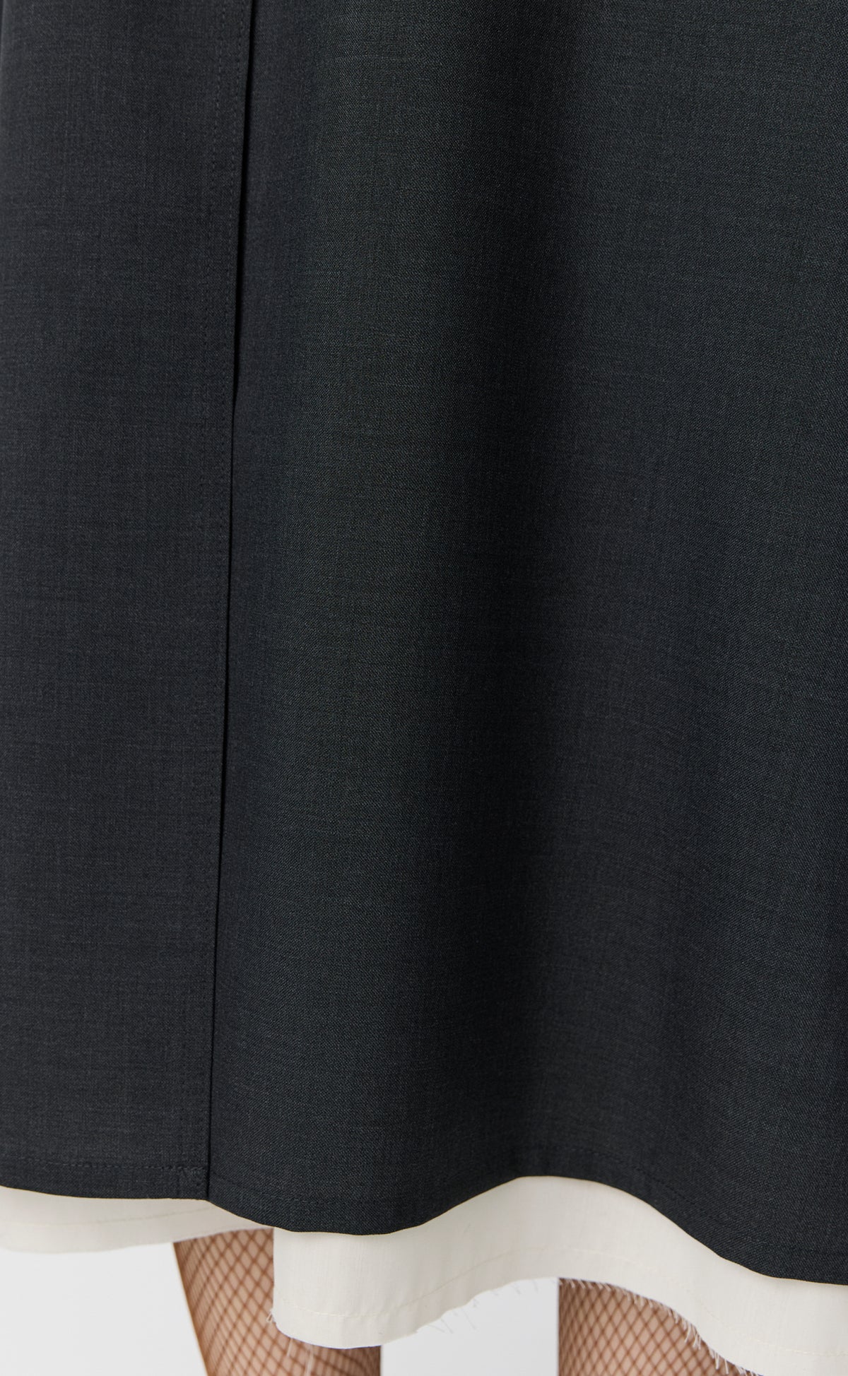 MFPEN Rivet Vent Skirt | Dark Grey Wool LEO BOUTIQUE