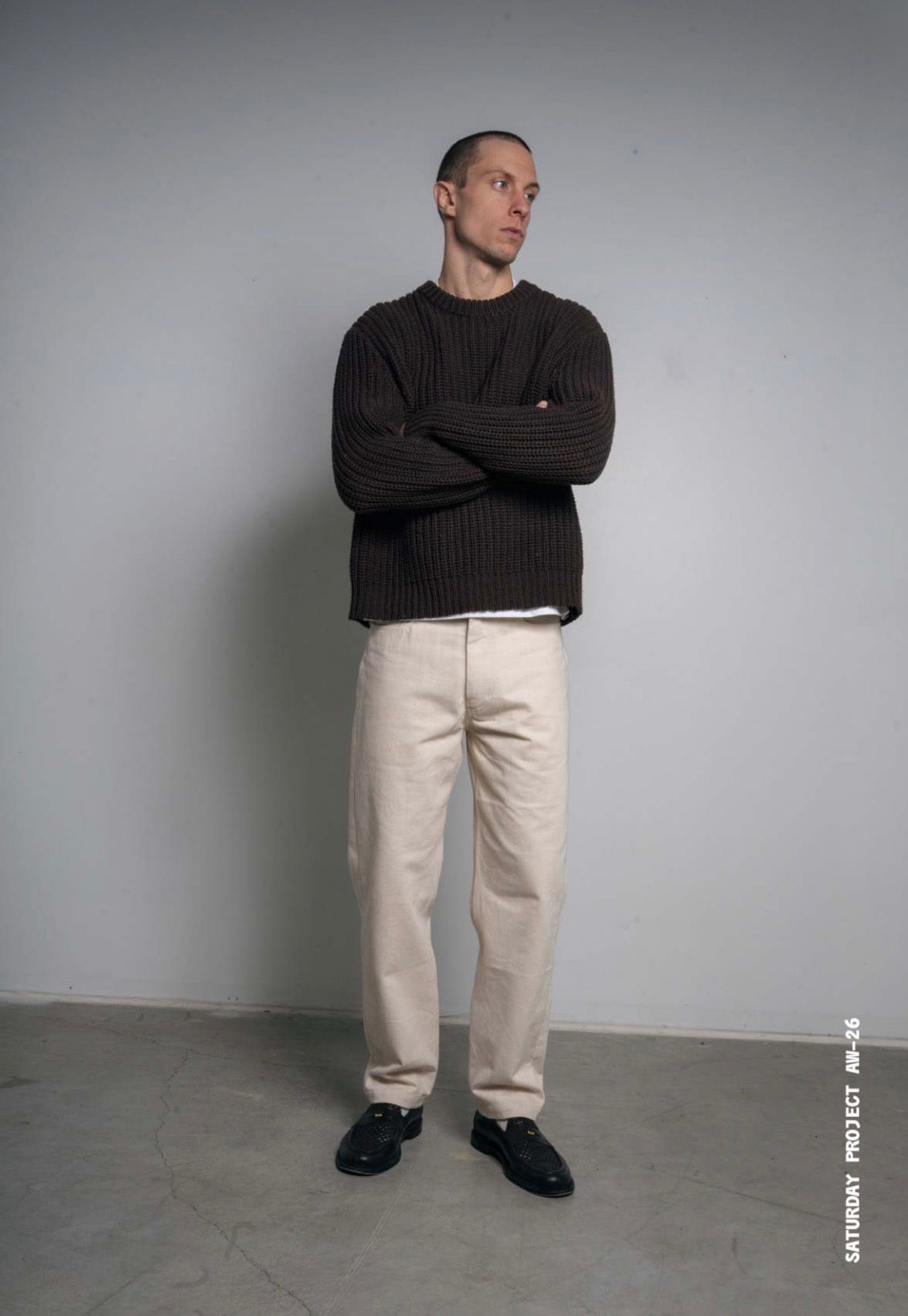 SATURDAY PROJECT Fisherman Knit | Chestnut LEO BOUTIQUE 
