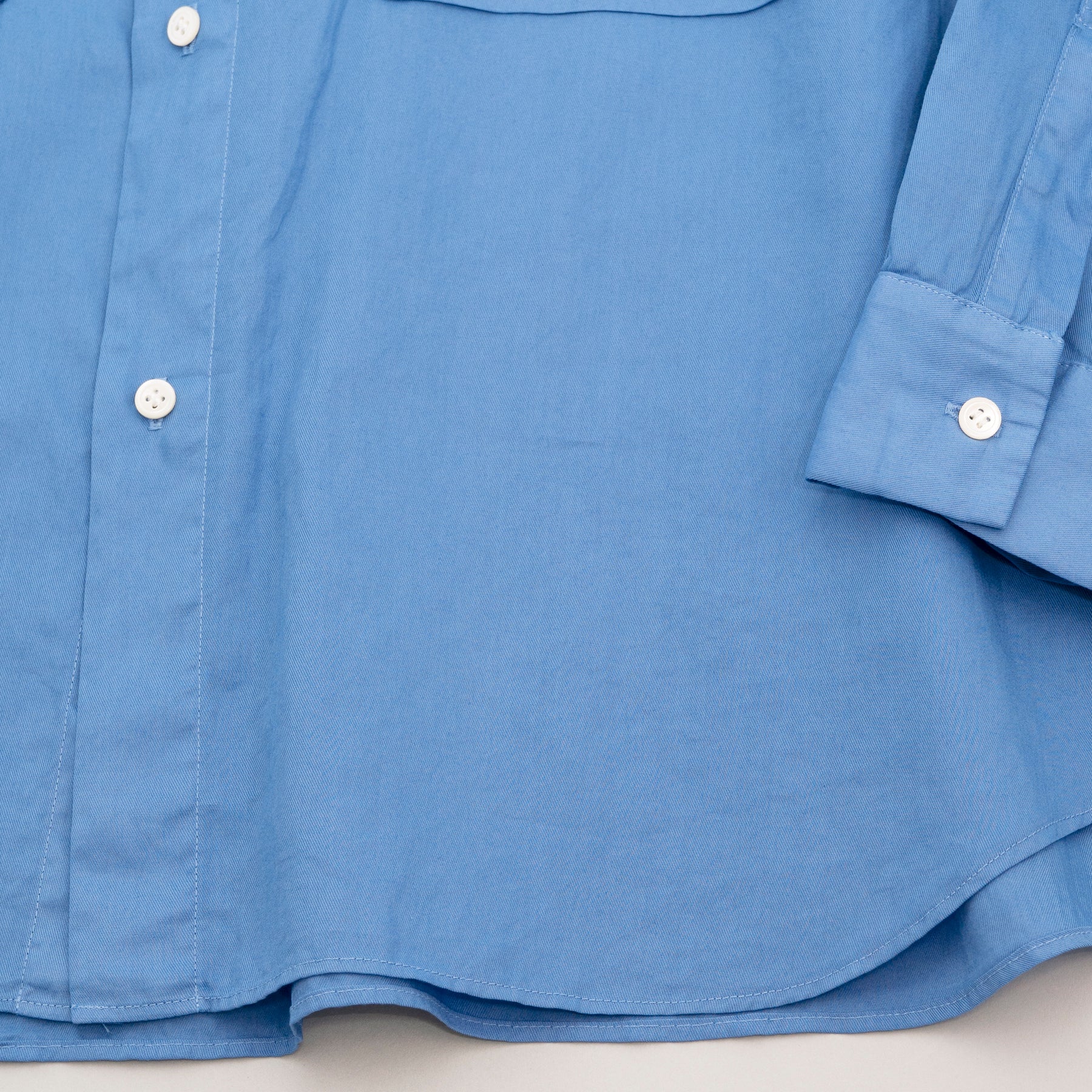 STILL BY HAND Garment Dye Overshirt | Sky Blue LEO BOUTIQUE