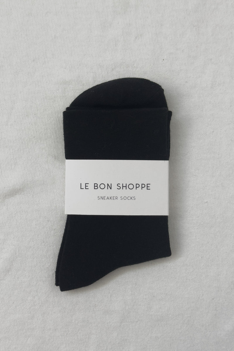 LEO BOUTIQUE Sneaker Socks True Black LE BON SHOPPE