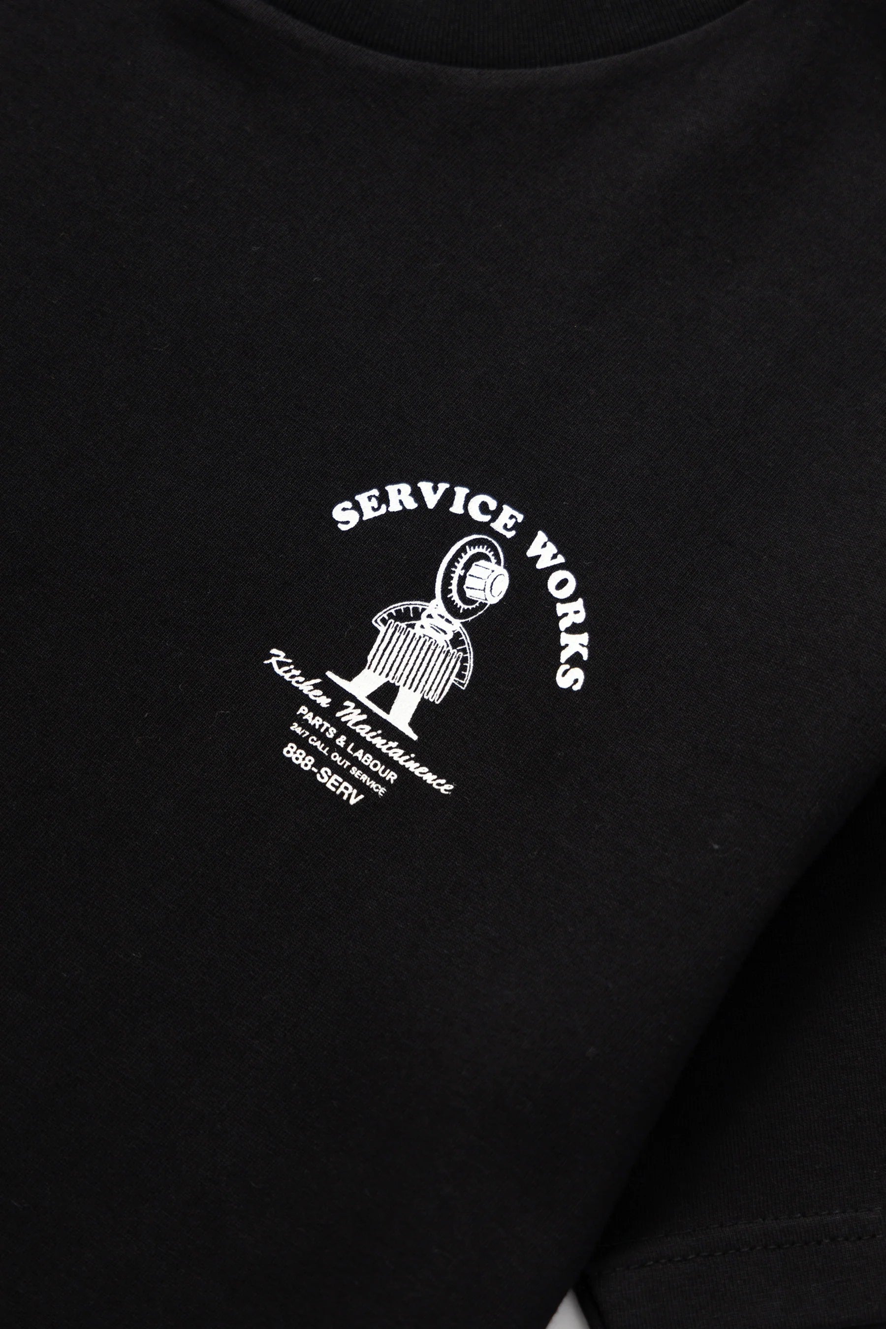 SERVICE WORKS Maintenance Tee | Black LEO BOUTIQUE