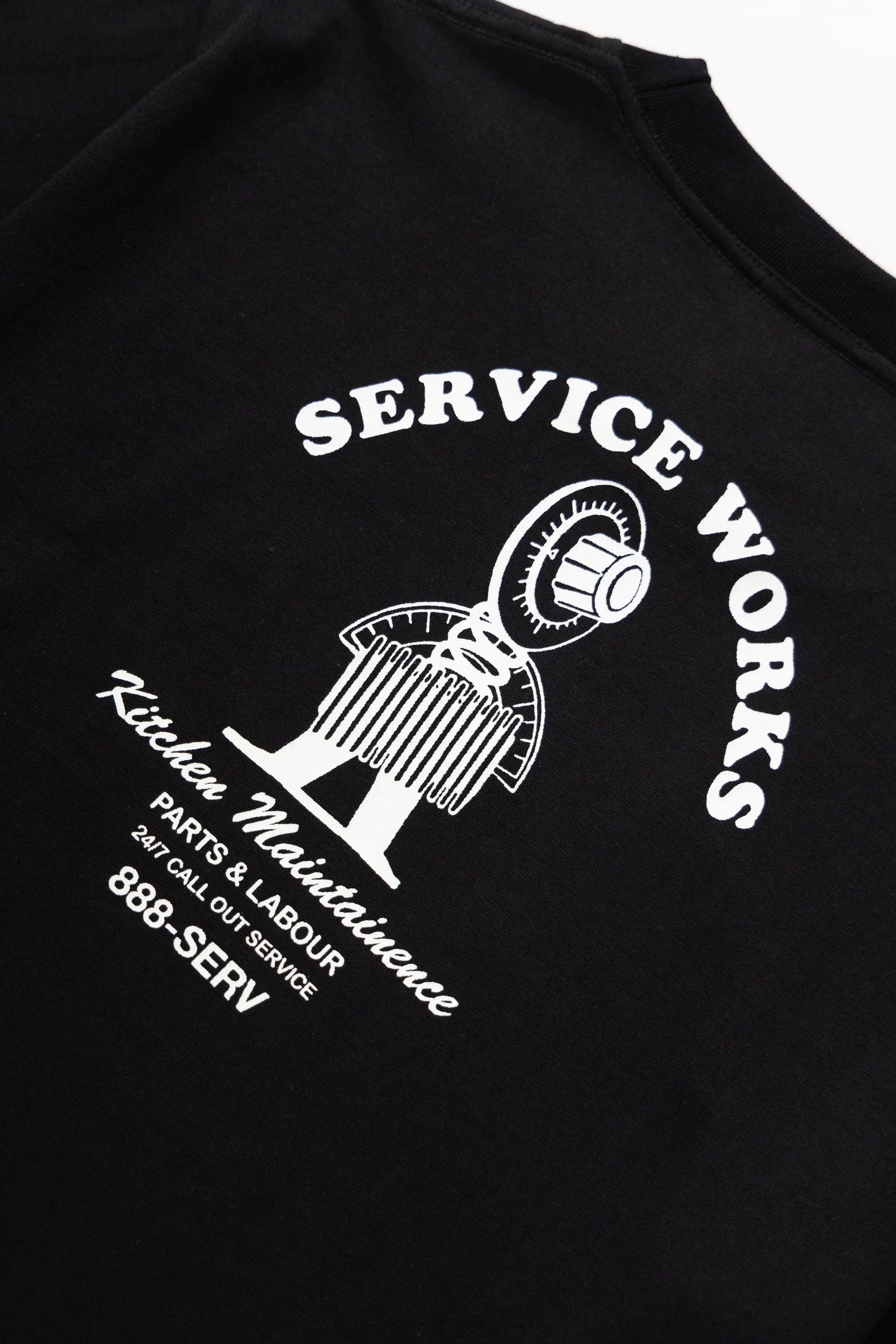 SERVICE WORKS Maintenance Tee | Black LEO BOUTIQUE