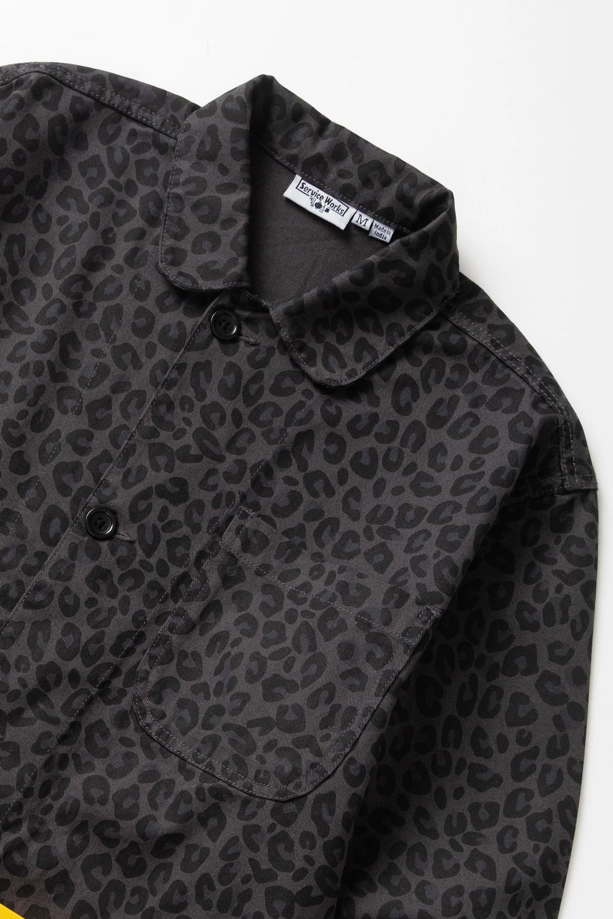 SERVICE WORKS Patterned Easy Chef Shirt | Black Leopard LEO BOUTIQUE