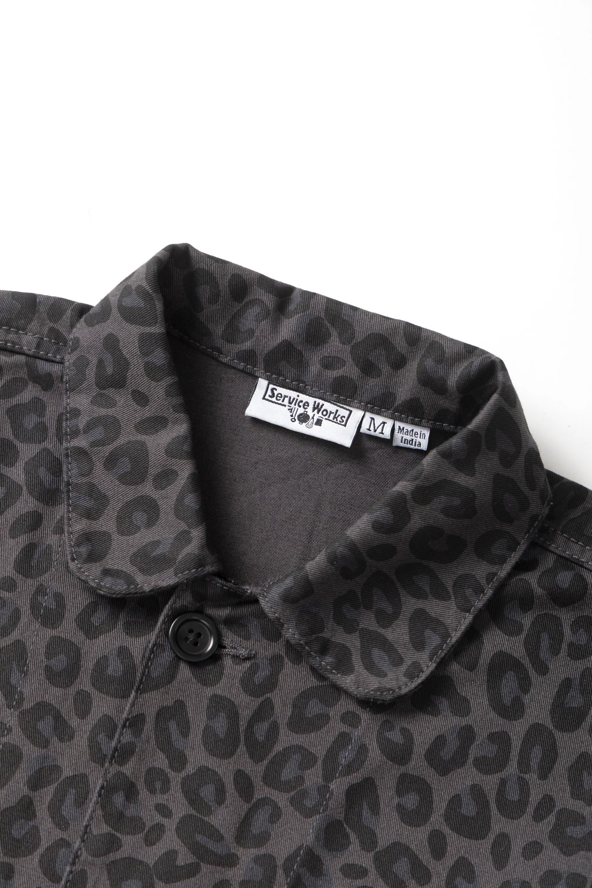 SERVICE WORKS Patterned Easy Chef Shirt | Black Leopard LEO BOUTIQUE