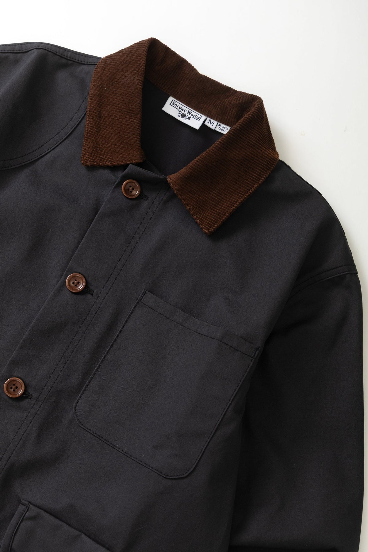 Waxed Barn Coat | Black