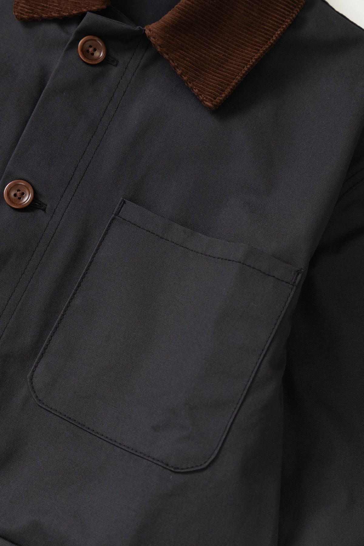 SERVICE WORKS Waxed Barn Coat | Black LEO BOUTIQUE