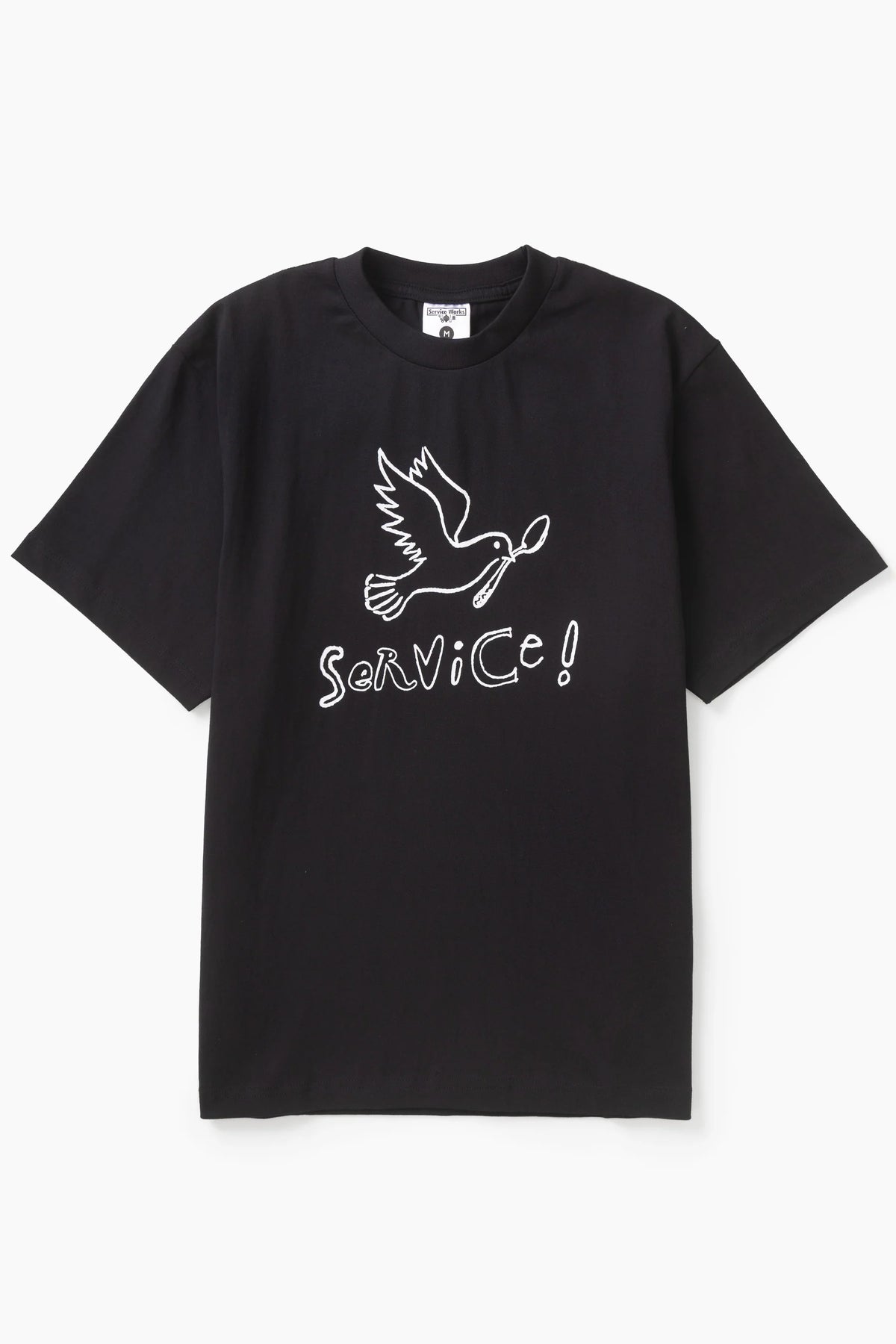 SERVICE WORKS Dove Tee | Black LEO BOUTIQUE