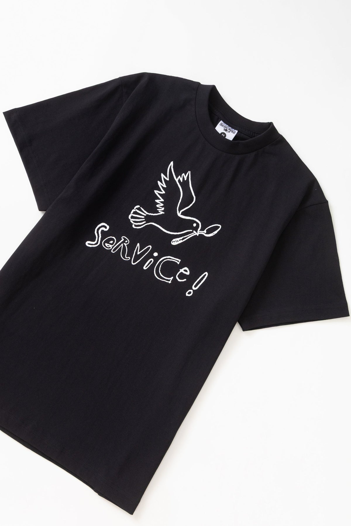 SERVICE WORKS Dove Tee | Black LEO BOUTIQUE