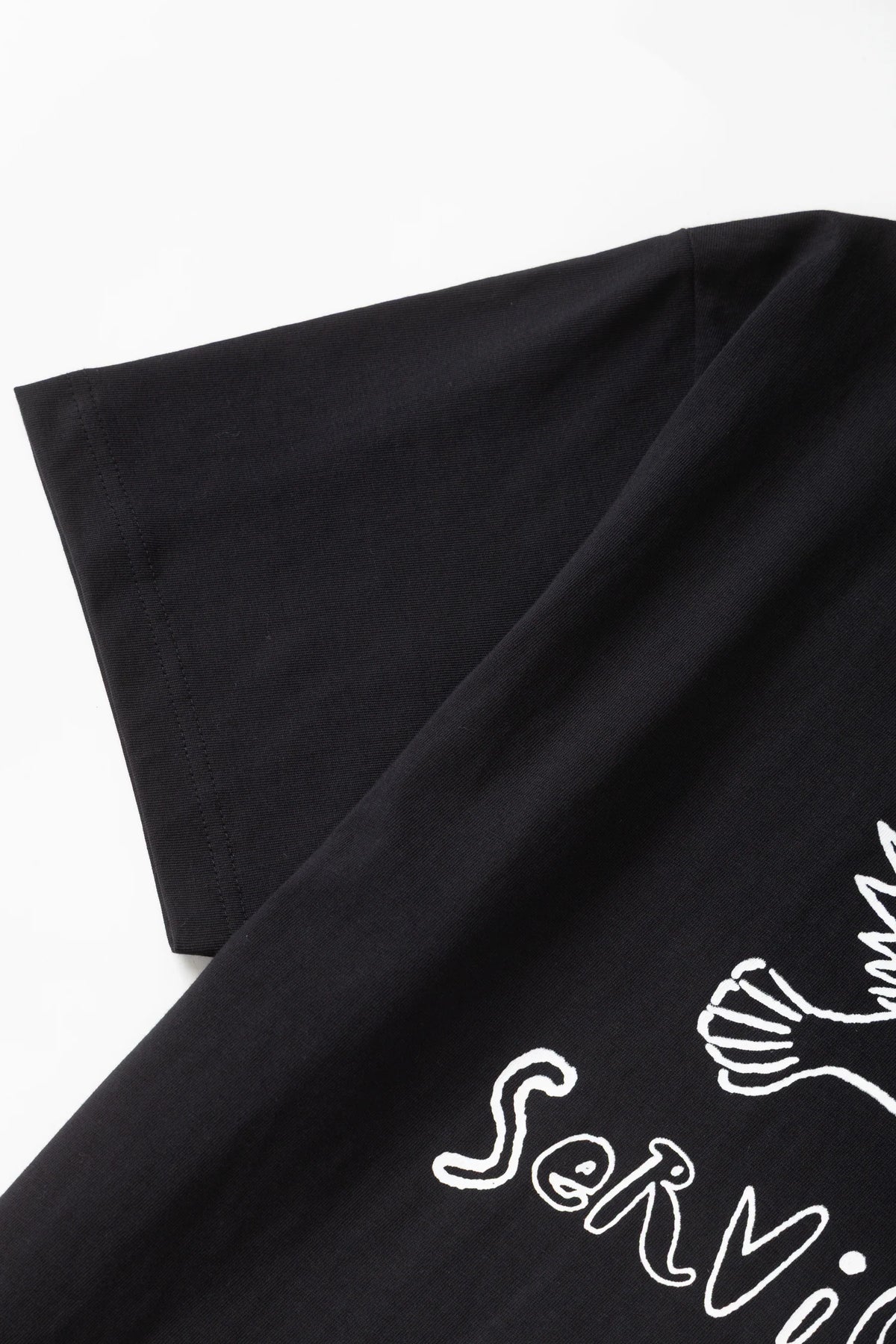 SERVICE WORKS Dove Tee | Black LEO BOUTIQUE
