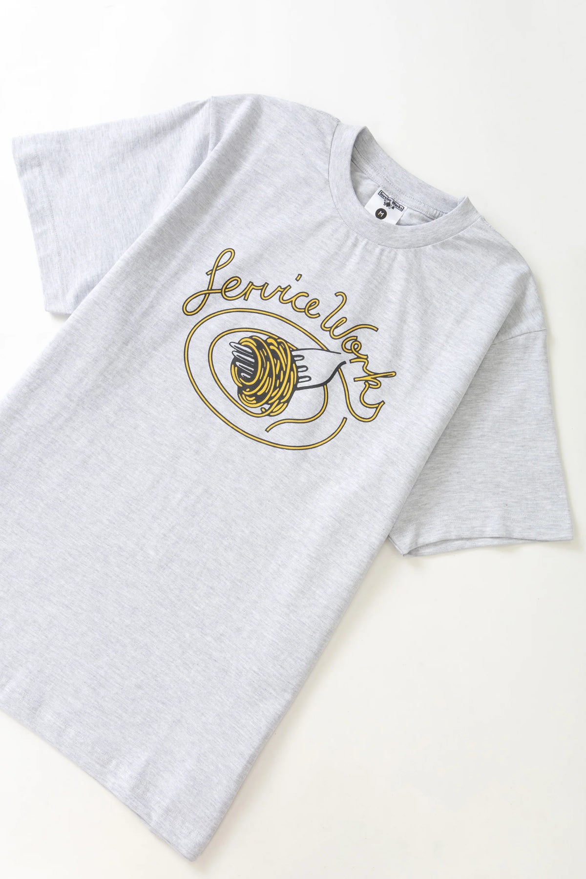 SERVICE WORKS Spaghetti Tee | Ash LEO BOUTIQUE