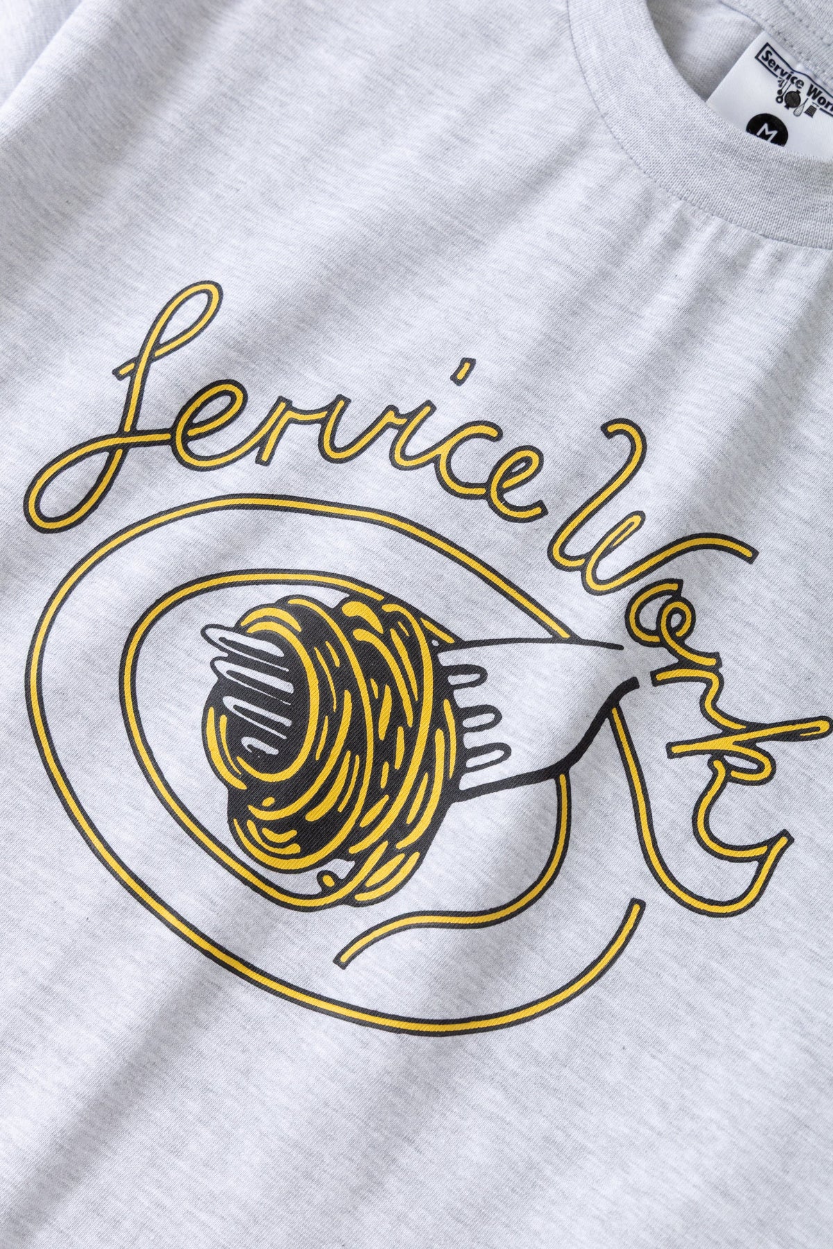 SERVICE WORKS Spaghetti Tee | Ash LEO BOUTIQUE