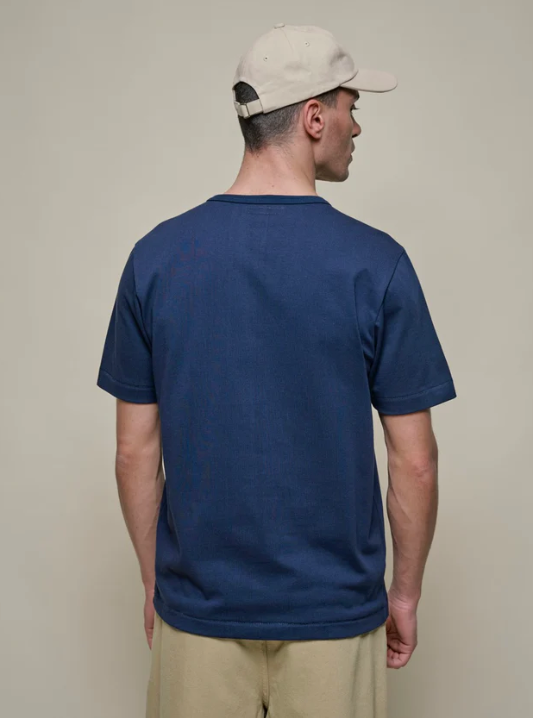 MERZ B.SCHWANEN 2M15 Sturdy Jersey T-Shirt | Ink Blue LEO BOUTIQUE