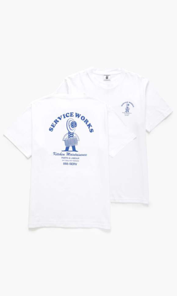 SERVICE WORKS Maintenance Tee | White LEO BOUTIQUE