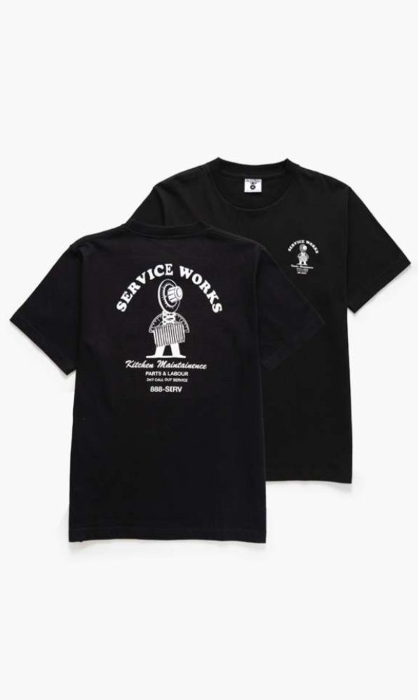 SERVICE WORKS Maintenance Tee | Black LEO BOUTIQUE