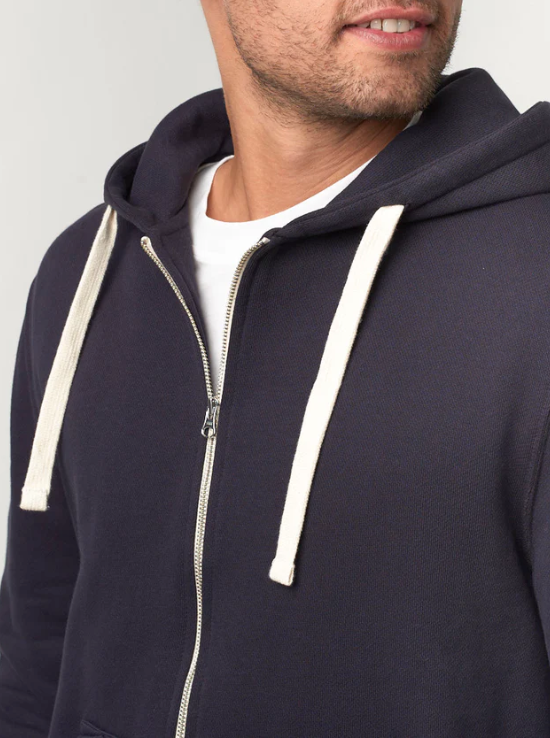 MERZ B.SCHWANEN Hooded Zip Jacket | Charcoal LEO BOUTIQUE