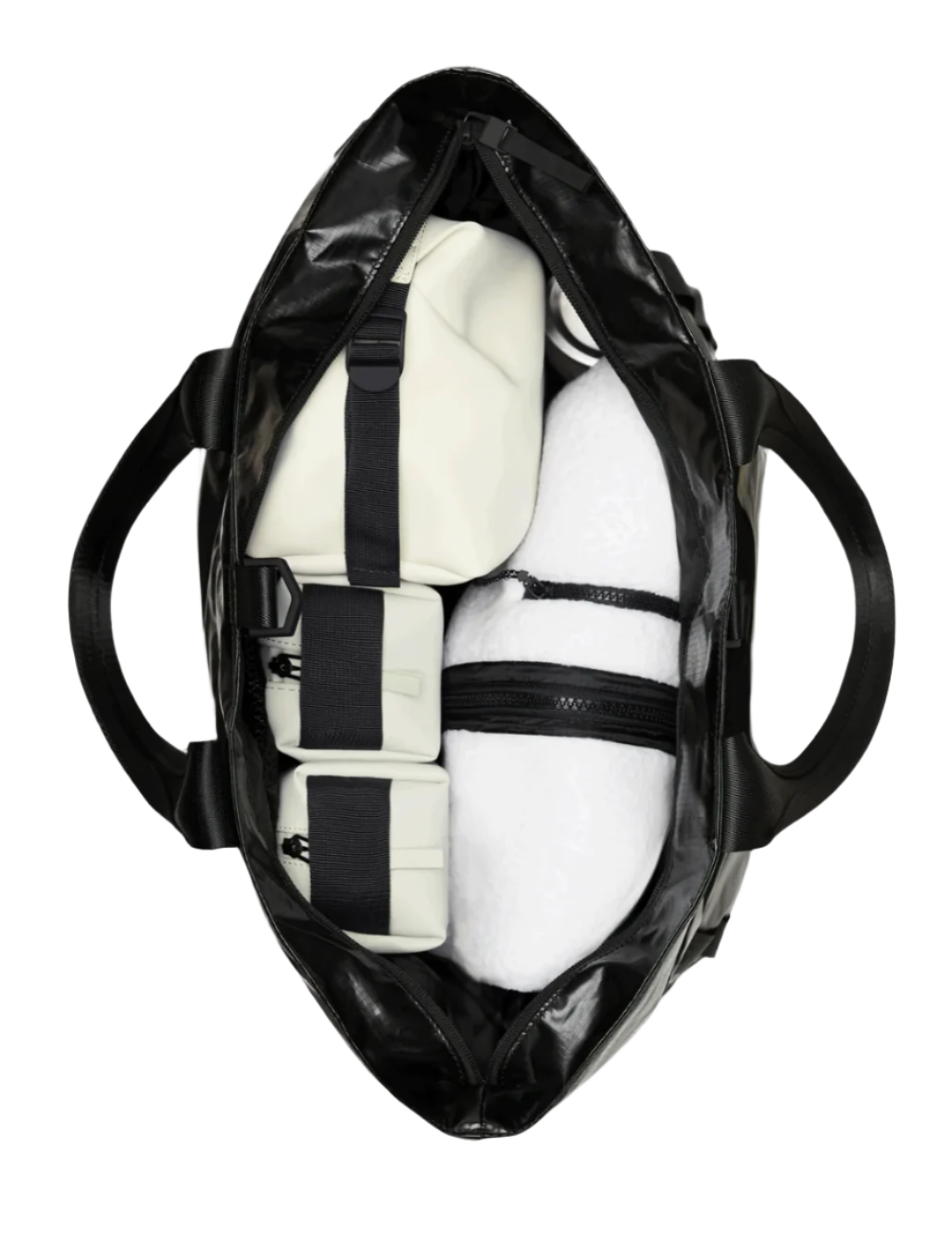 RAINS Sibu Shopper Bag | Black LEO BOUTIQUE