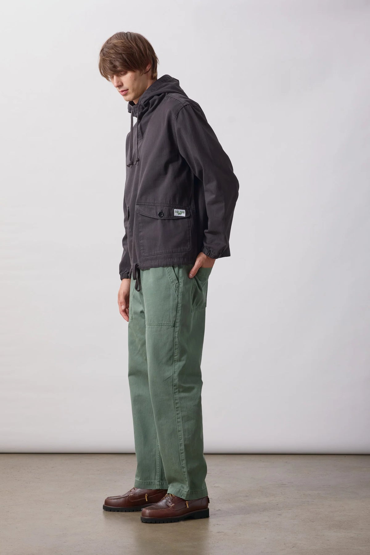SERVICE WORKS Pigment HBT Chef Pants | Olive LEO BOUTIQUE