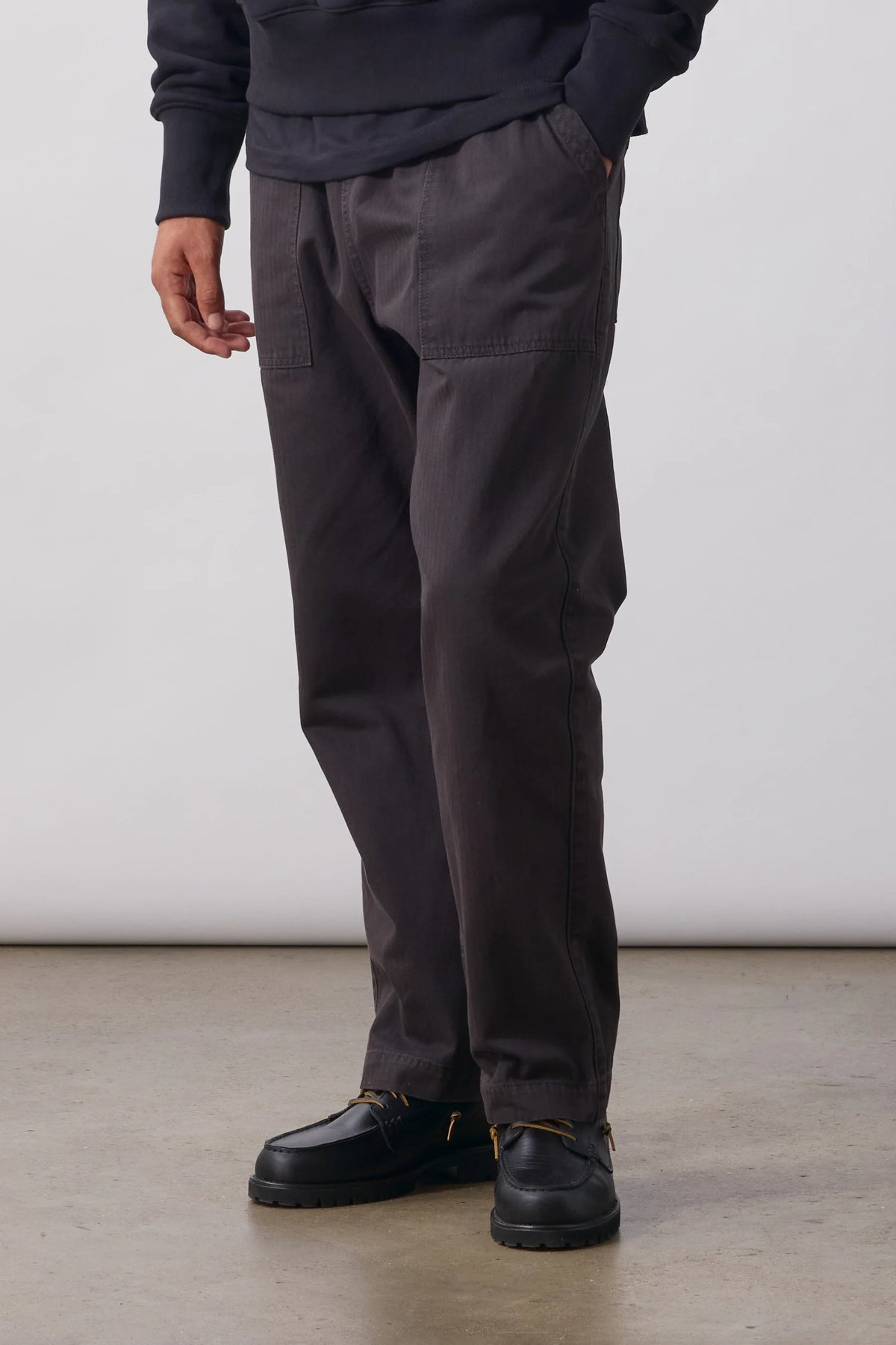 SERVICE WORKS Pigment HBT Chef Pants | Black LEO BOUTIQUE