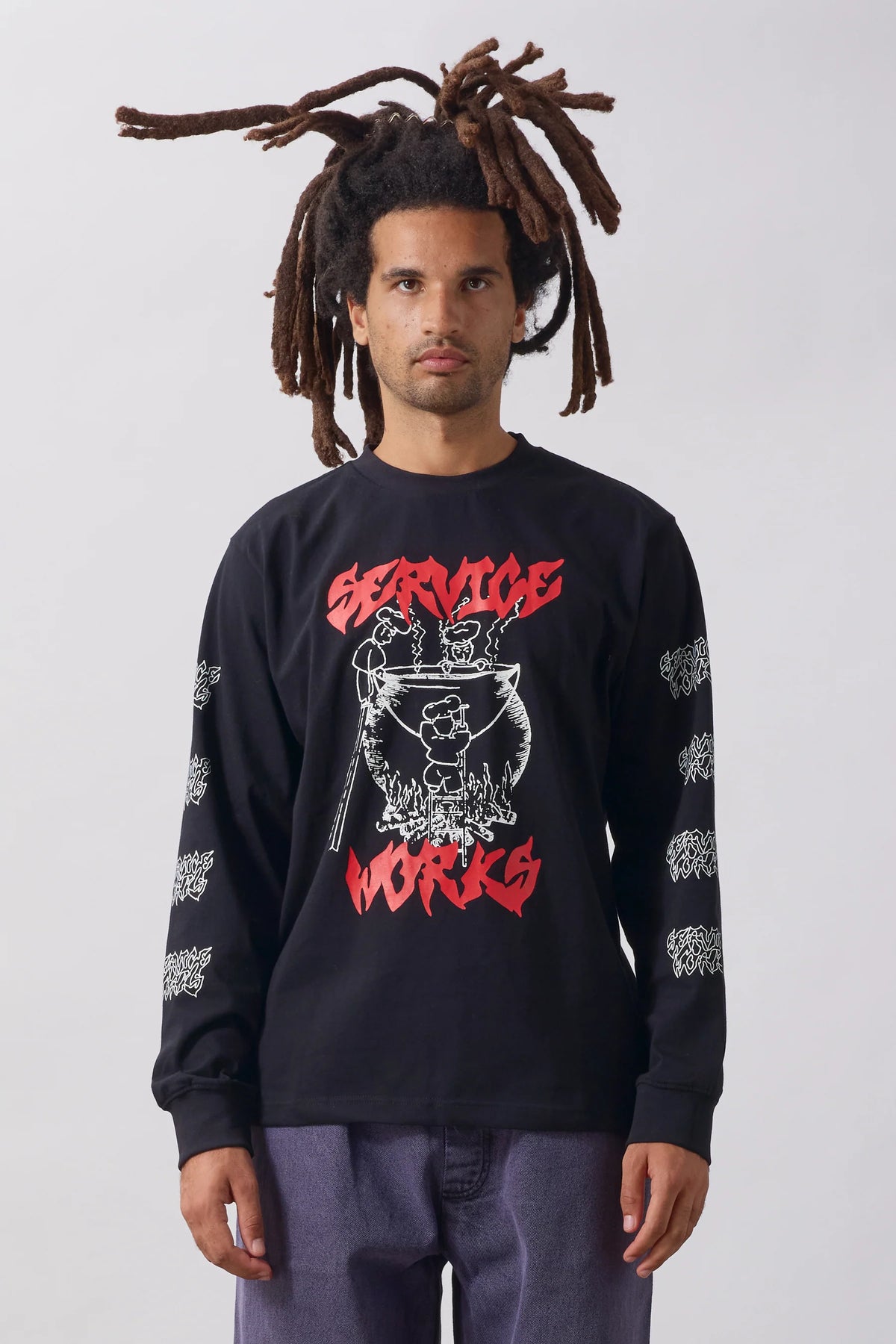 SERVICE WORKS Boiling Point LS Tee | Black LEO BOUTIQUE