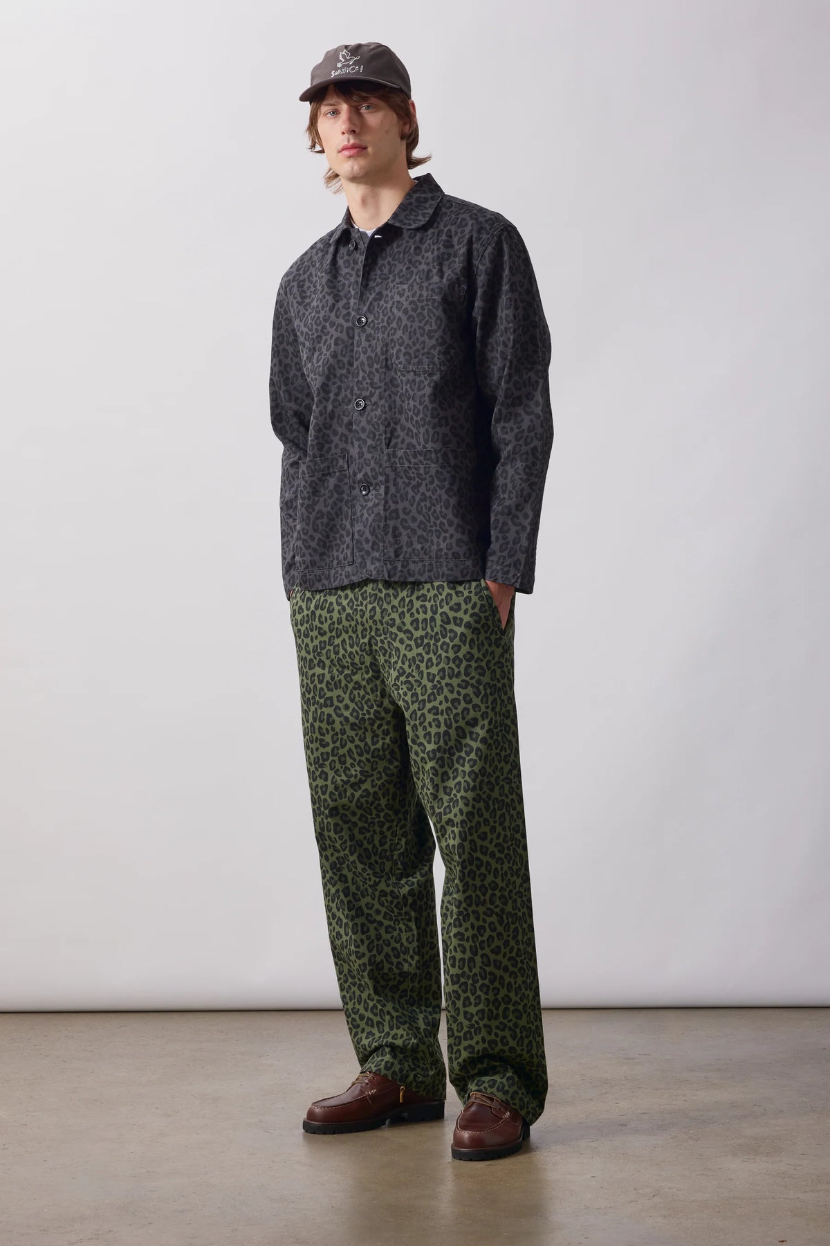 SERVICE WORKS Patterned Easy Chef Shirt | Black Leopard LEO BOUTIQUE