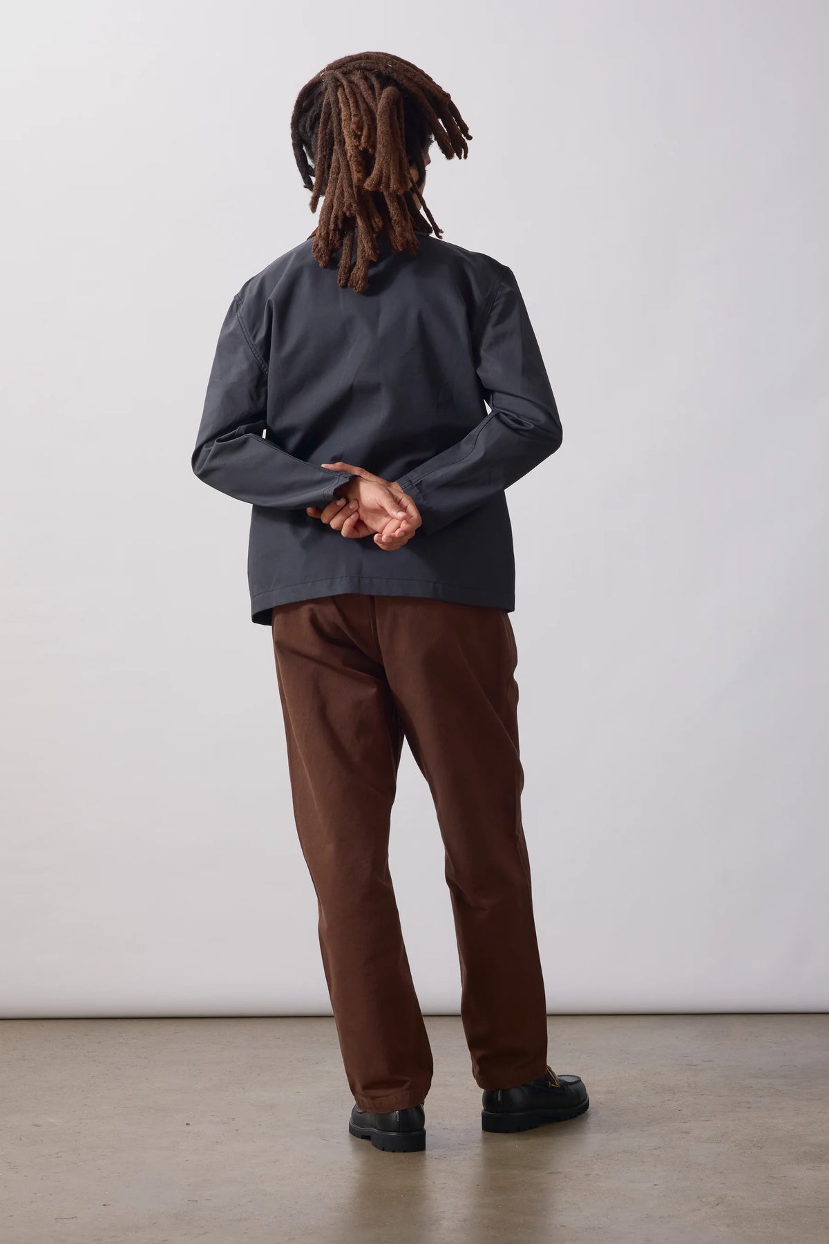 SERVICE WORKS Waxed Barn Coat | Black LEO BOUTIQUE