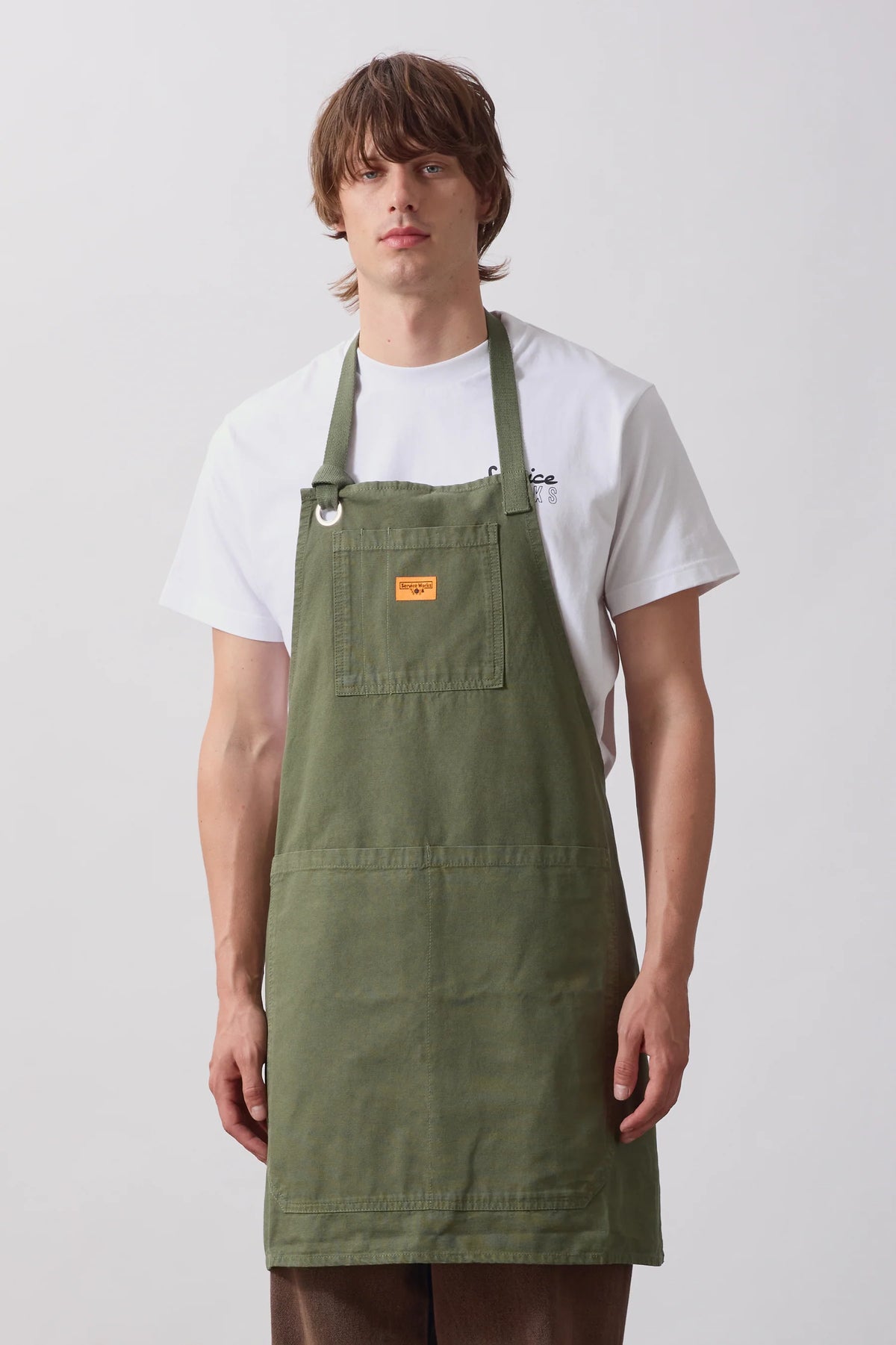 SERVICE WORKS Canvas Apron | Olive LEO BOUTIQUE