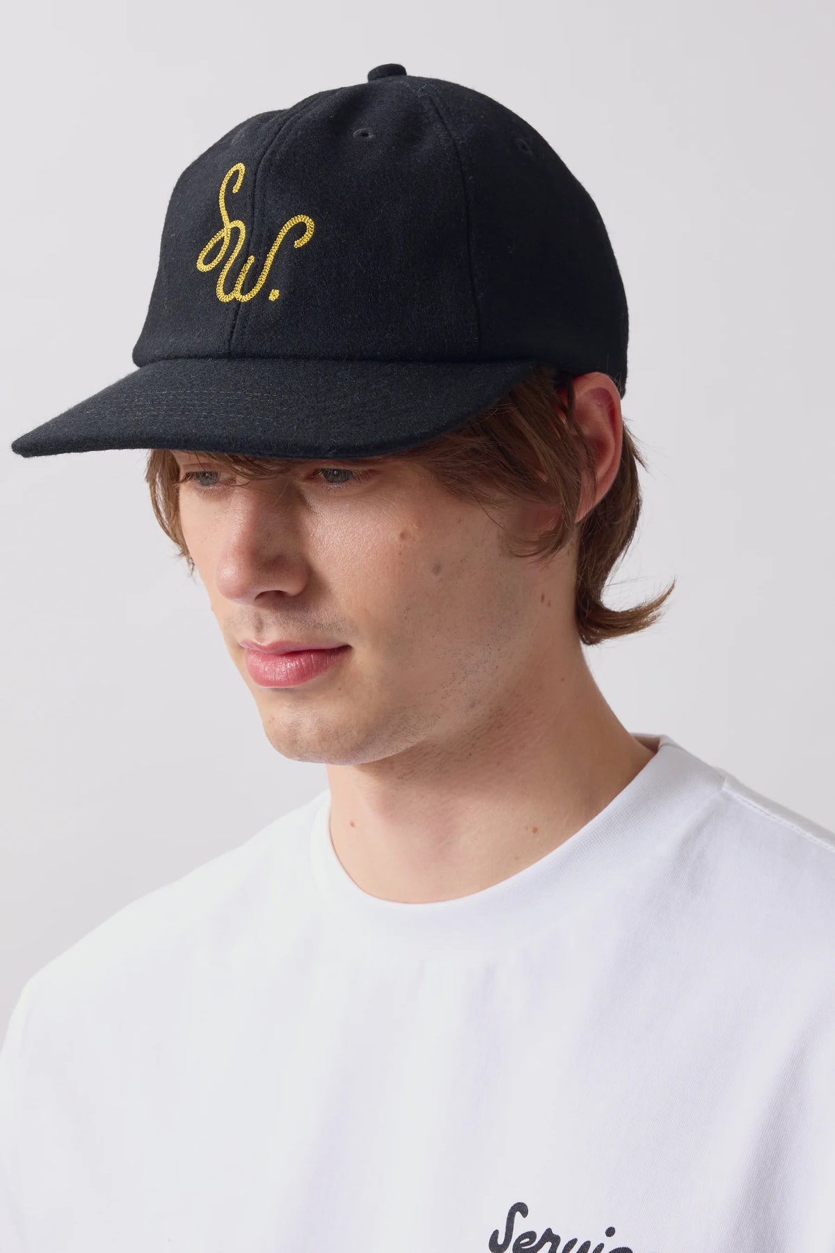 SERVICE WORKS Monogram Cap | Black LEO BOUTIQUE