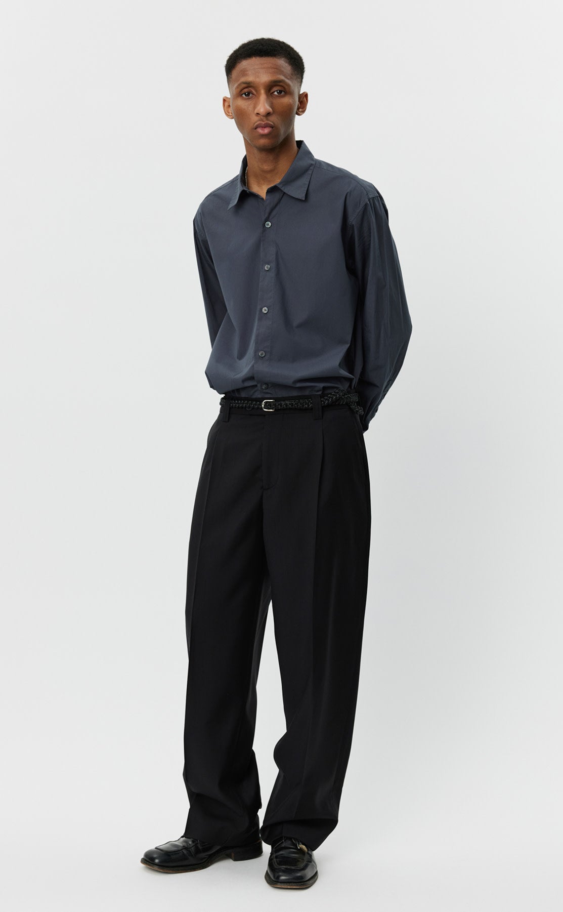 mfpen Service Trousers | Black Tropical Wool LEO BOUTIQUE