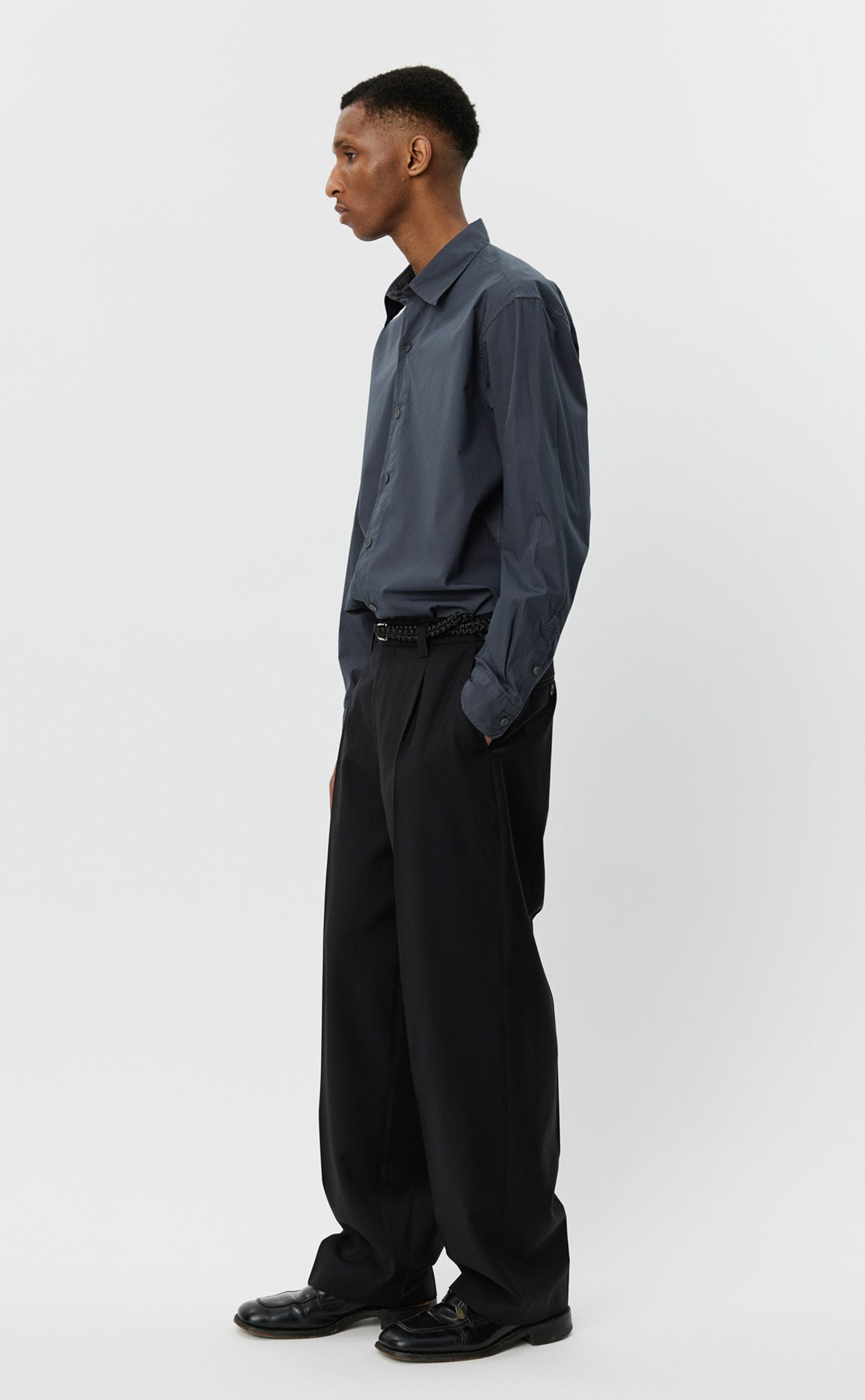 mfpen Service Trousers | Black Tropical Wool LEO BOUTIQUE