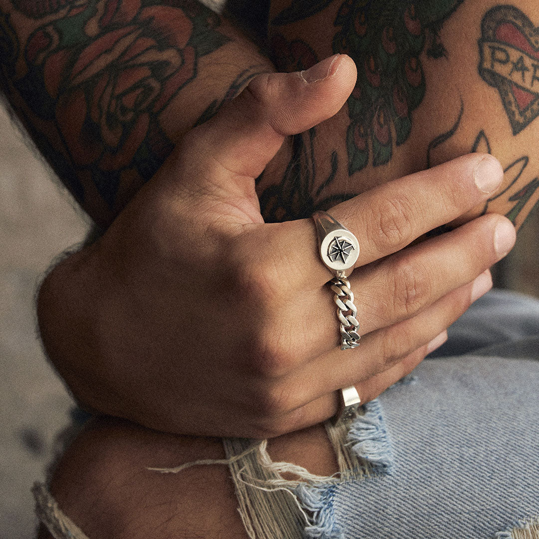 Cuban Link Ring | Silver