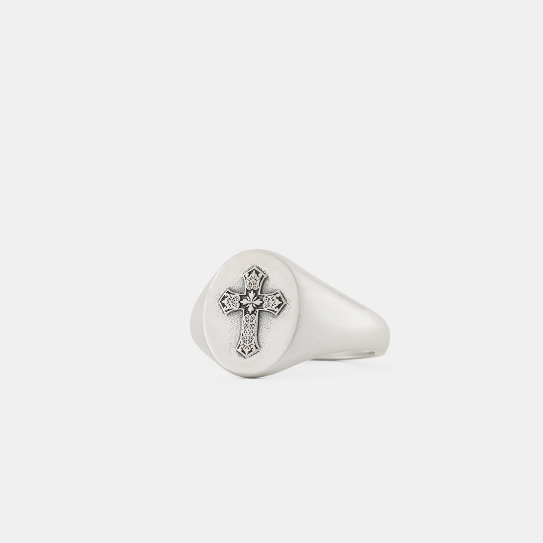 Gothic Cross Ring | Silver