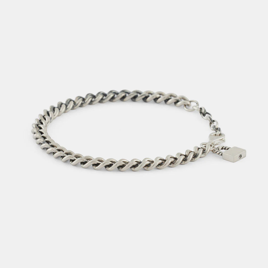 SERGE DENIMES Padlock Bracelet | Silver LEO BOUTIQUE