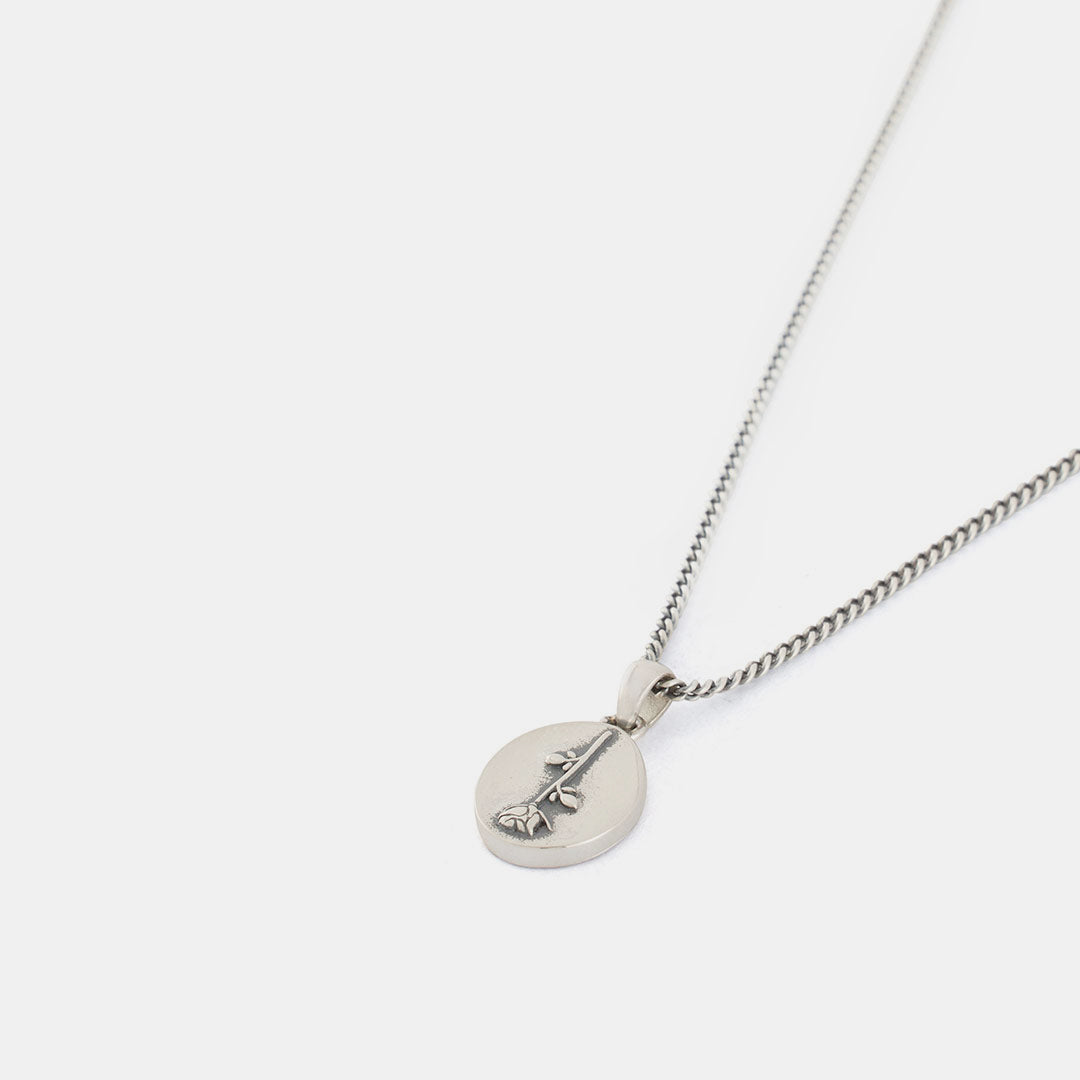 Rose Necklace | Silver