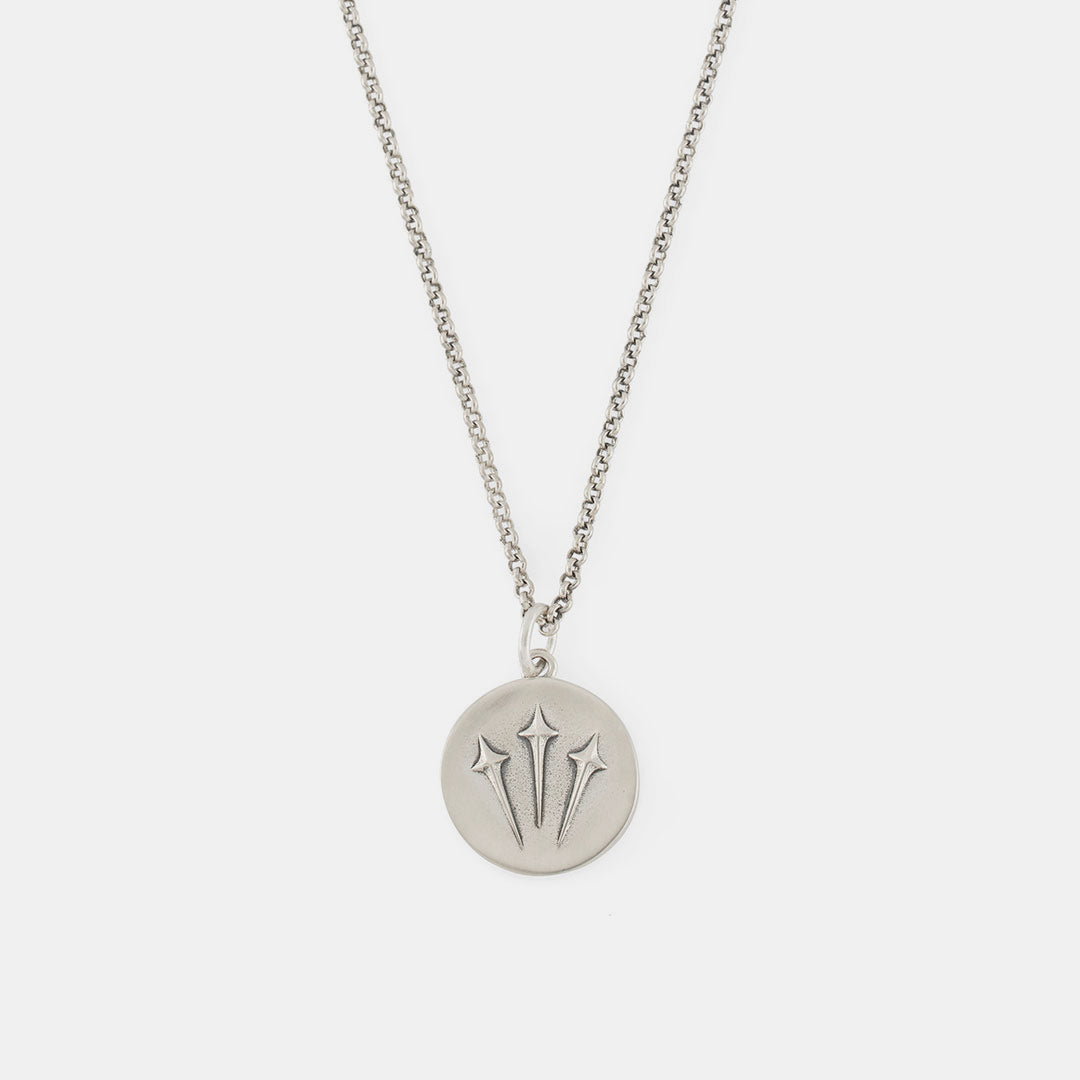 Trinity Sword Necklace | Silver