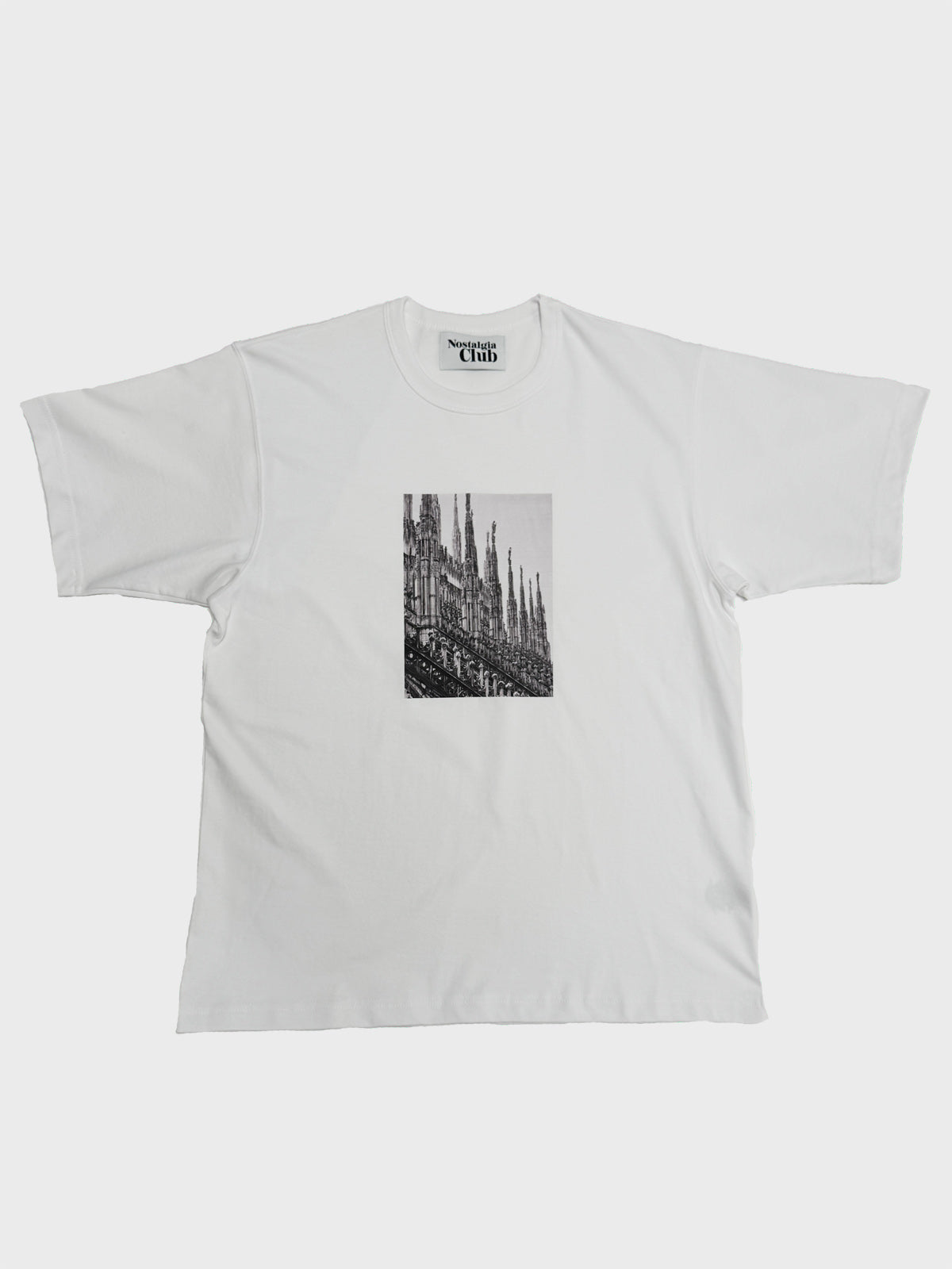 NOSTALGIA CLUB Spires T-shirt | White LEO BOUTIQUE
