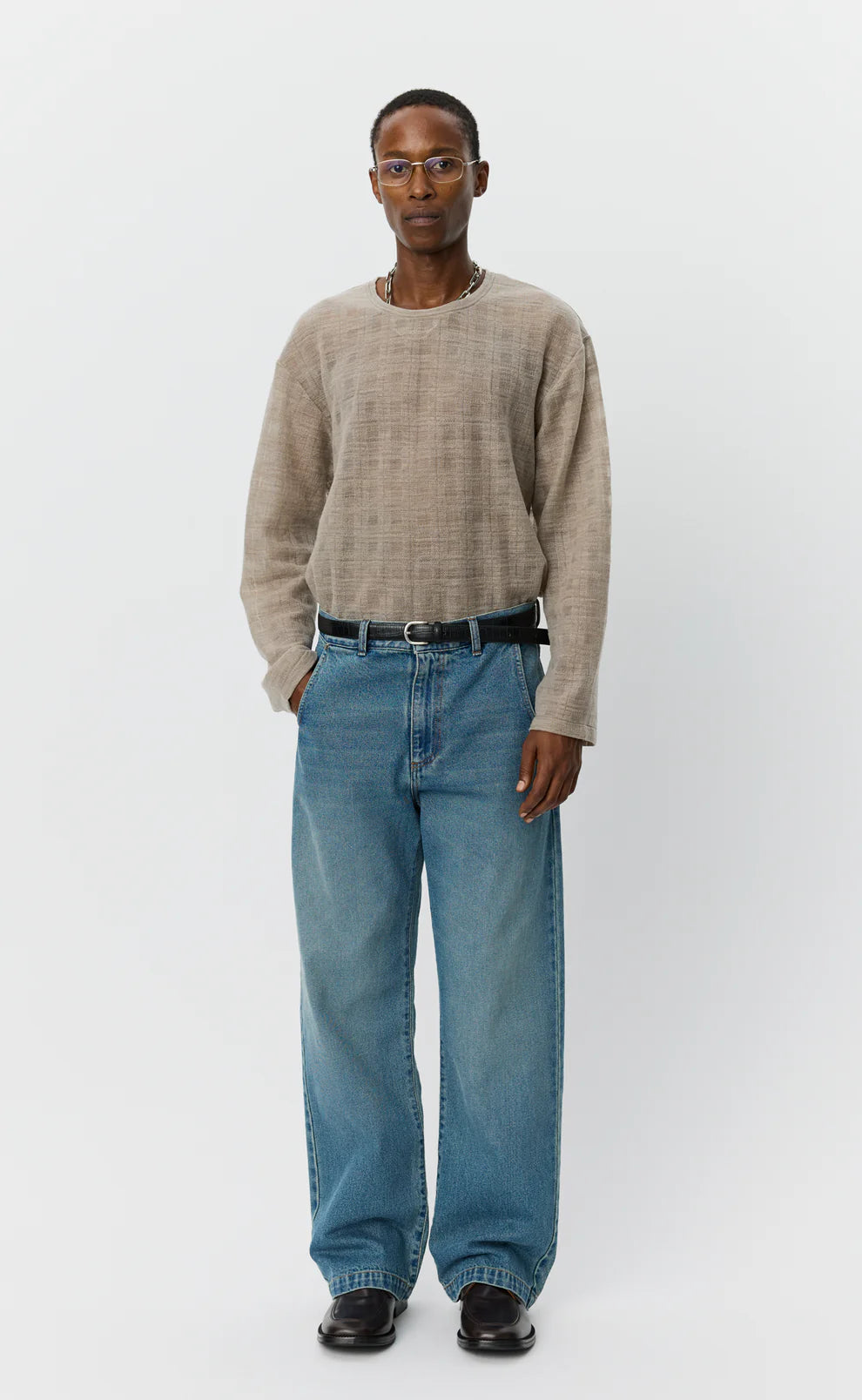 MFPEN Straight Cut Jeans | Vintage Blue LEO BOUTIQUE 