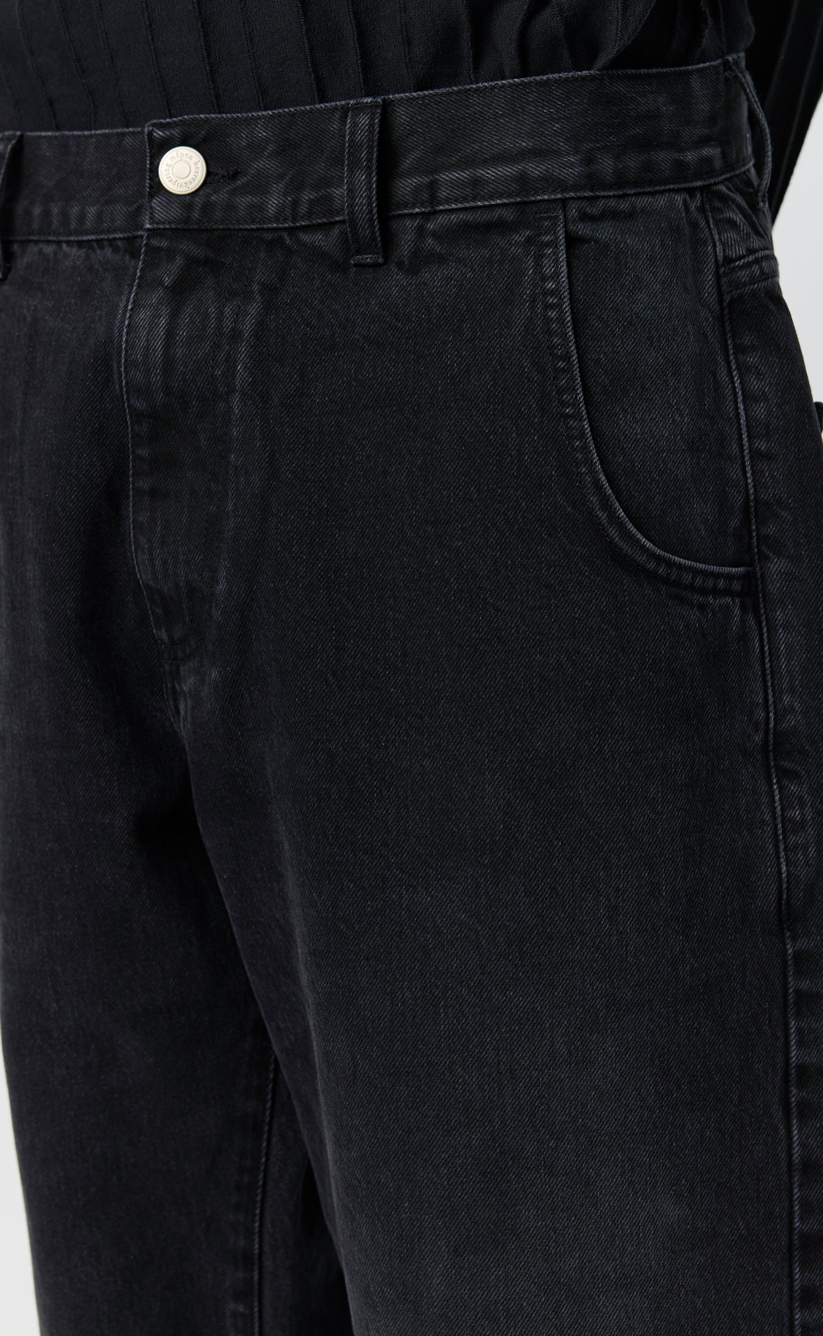 MFPEN Straight Cut Jeans | Faded Black LEO BOUTIQUE