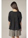 LEO BOUTIQUE Puff Sleeve Yoke Top | Black AMENTE