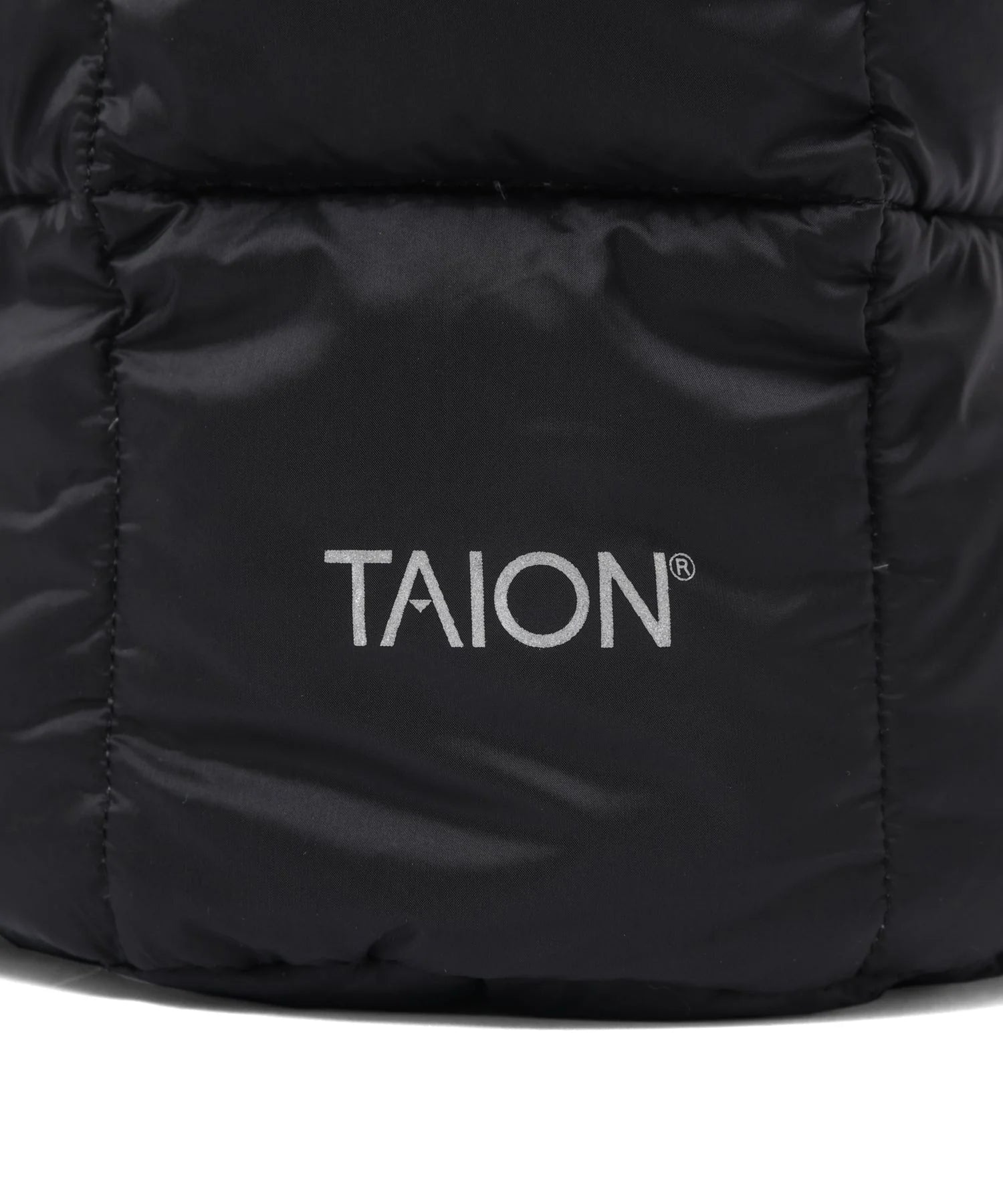 TAION Draw String Down Bag Small Black LEO BOUTIQUE